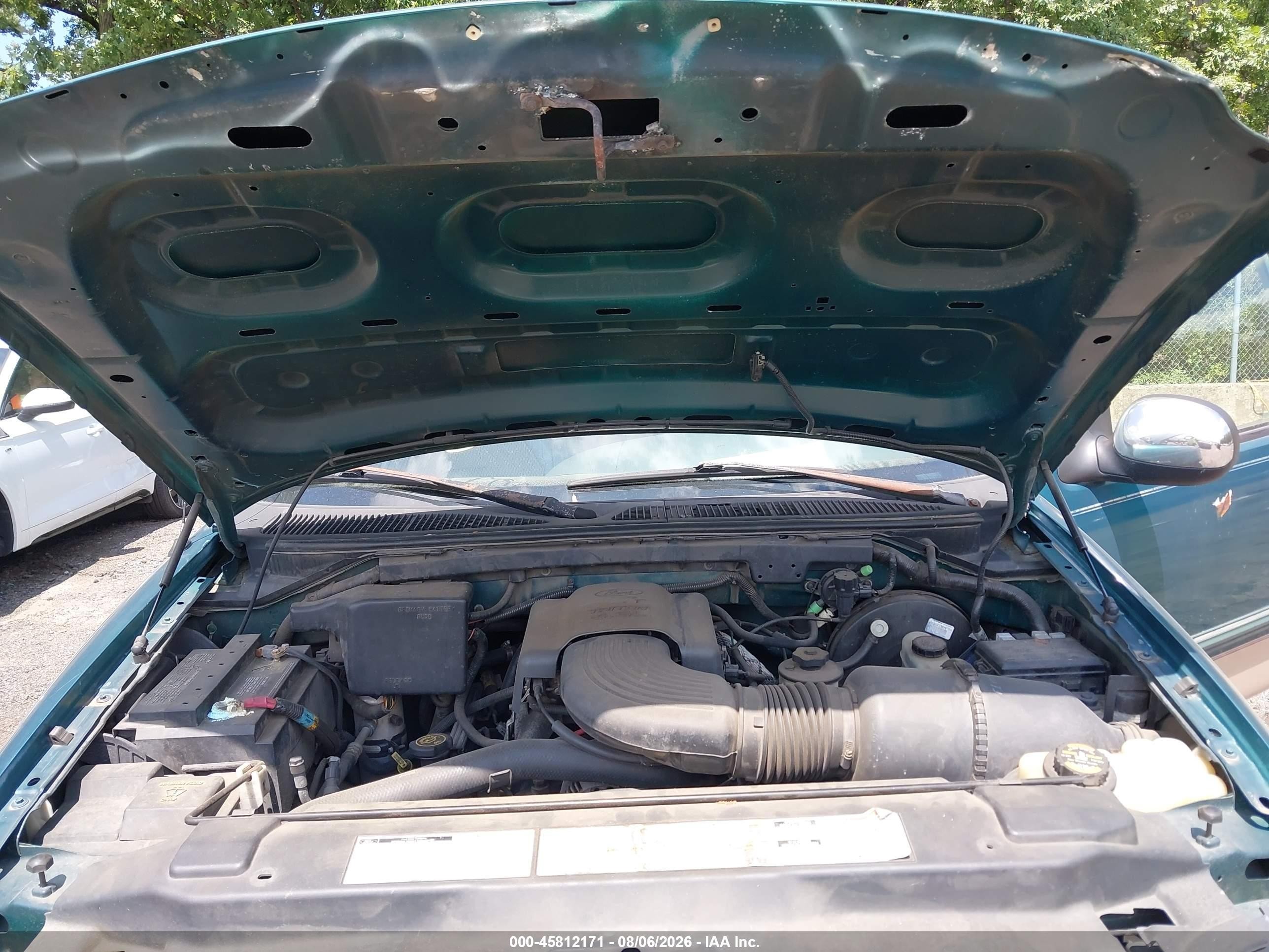 1997 Ford F-150 Standard Lariat/standard/xl/xlt Green vin: 1FTEF17W6VNA36712