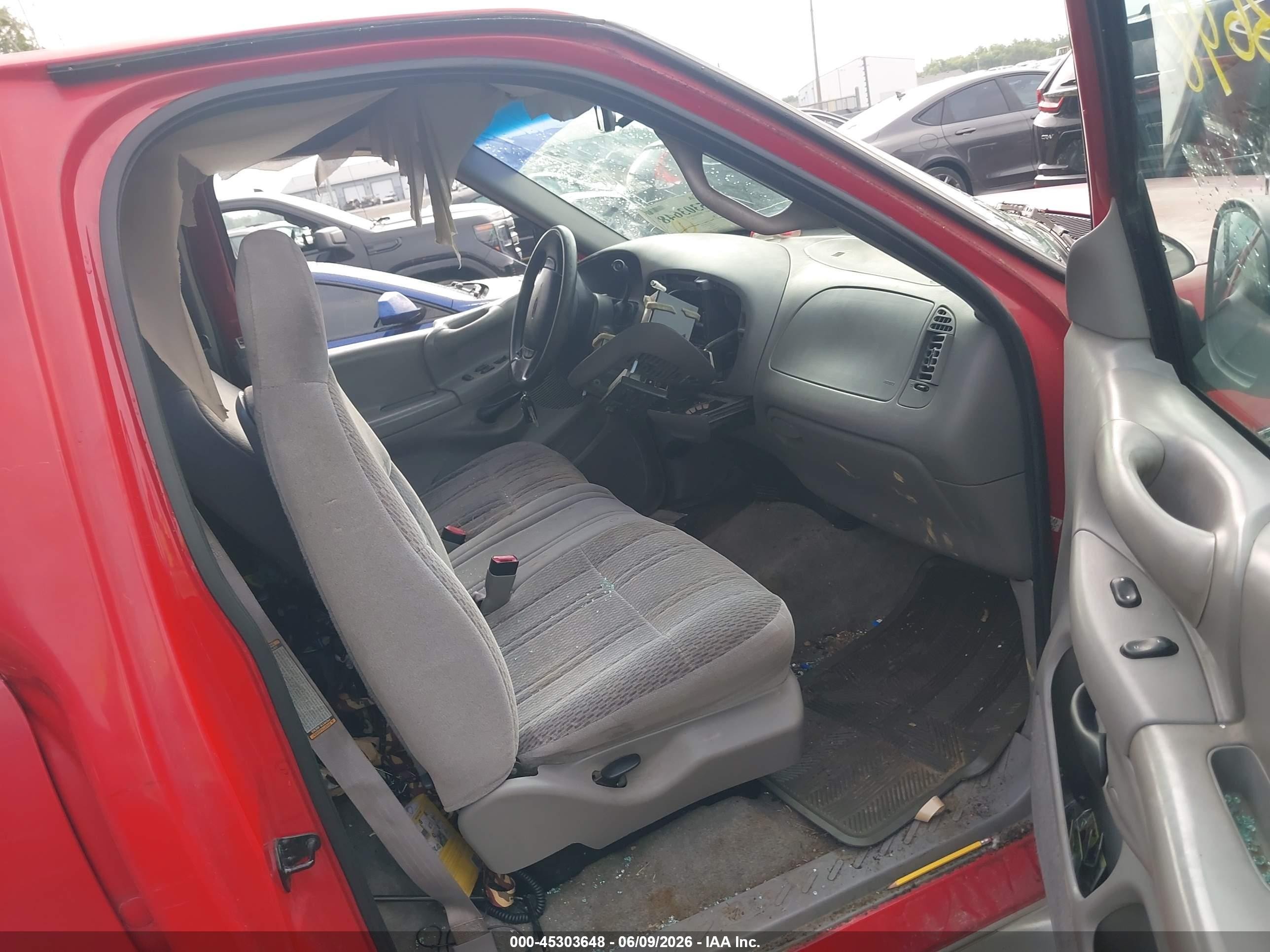 1997 Ford F-150 Lariat/standard/xl/xlt Красный vin: 1FTEF17WXVLA50589