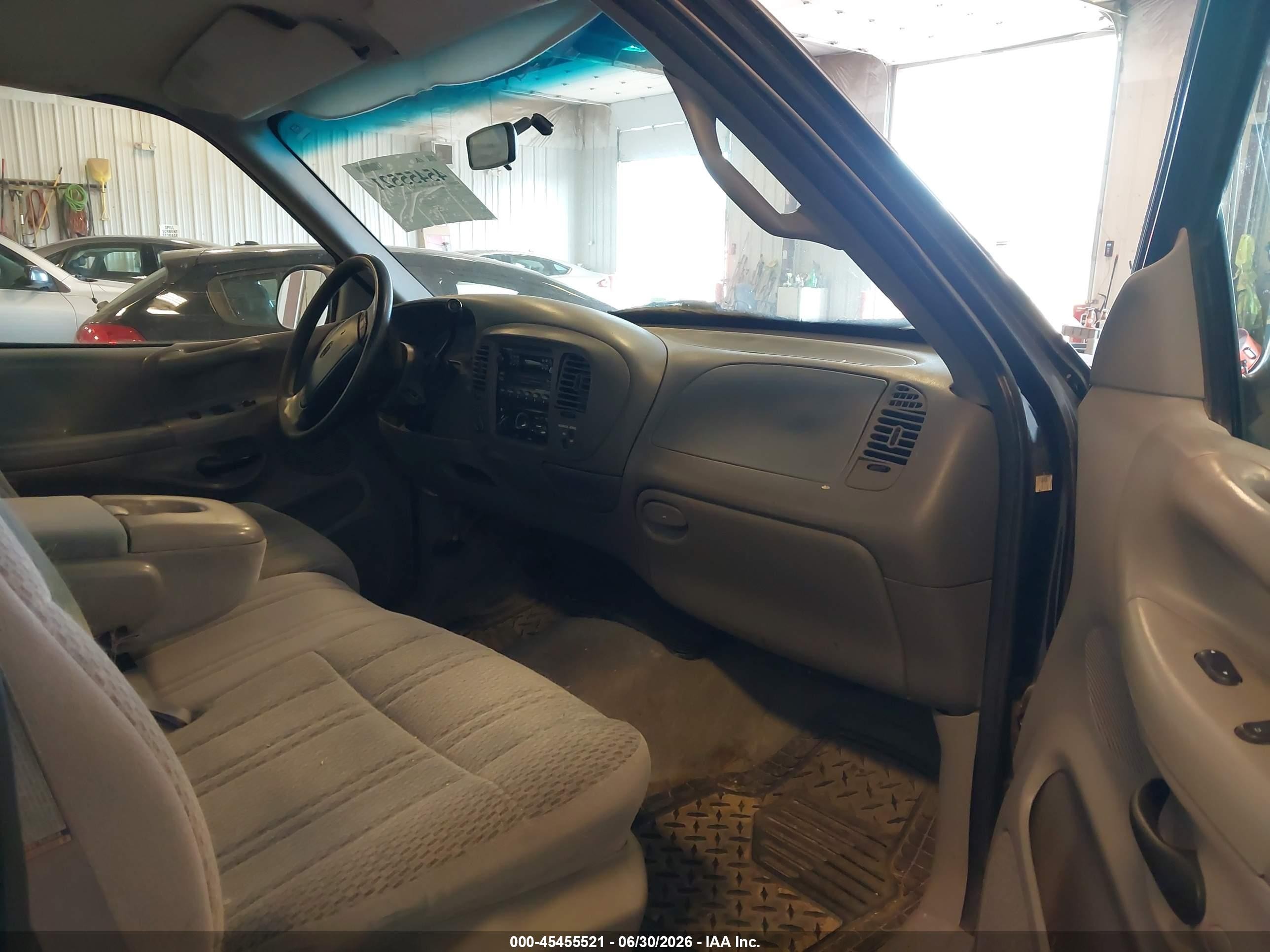 1997 Ford F-150 Standard Lariat/standard/xl/xlt Black vin: 1FTEF18L1VLA50310