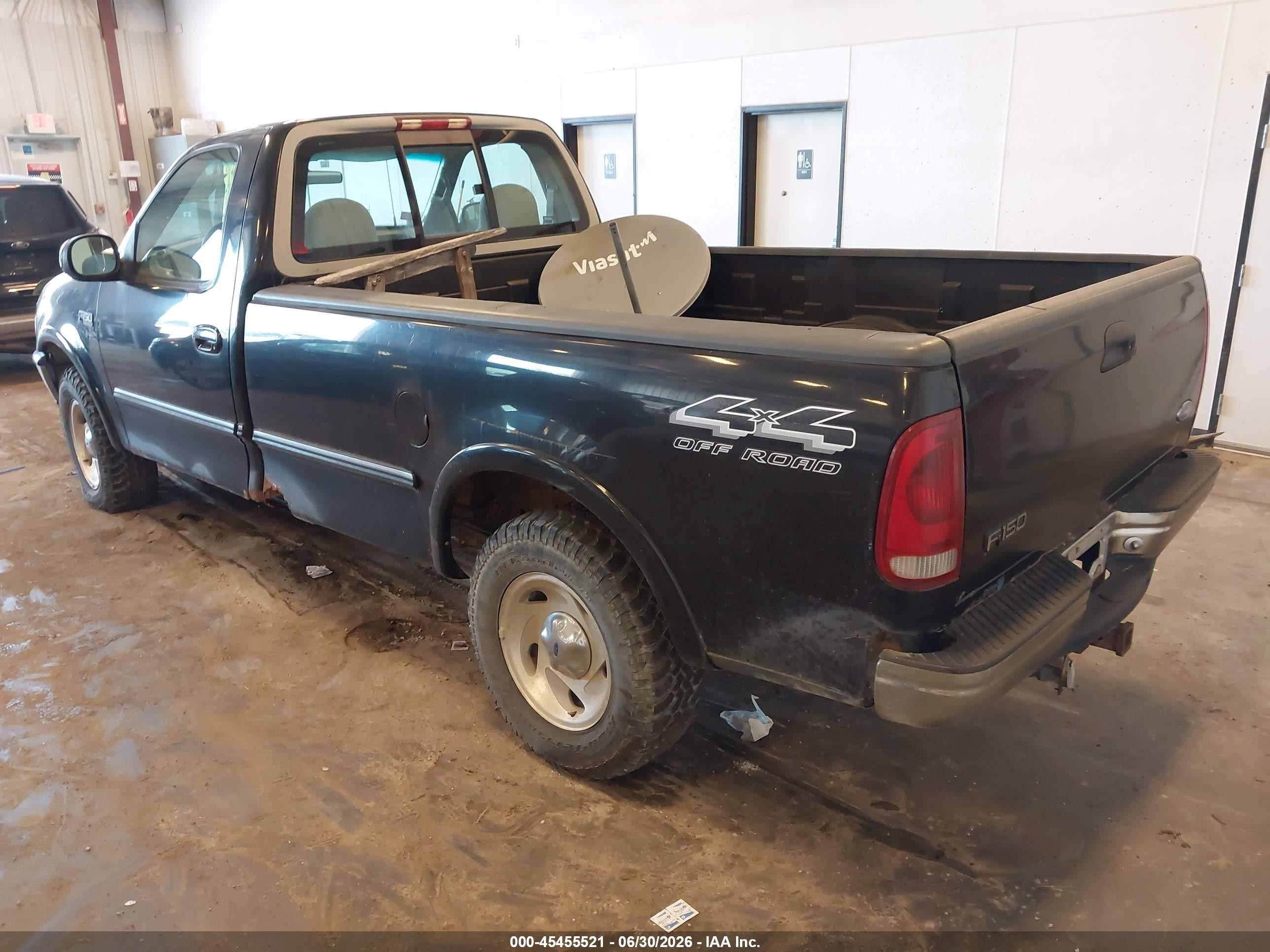 1997 Ford F-150 Standard Lariat/standard/xl/xlt Black vin: 1FTEF18L1VLA50310