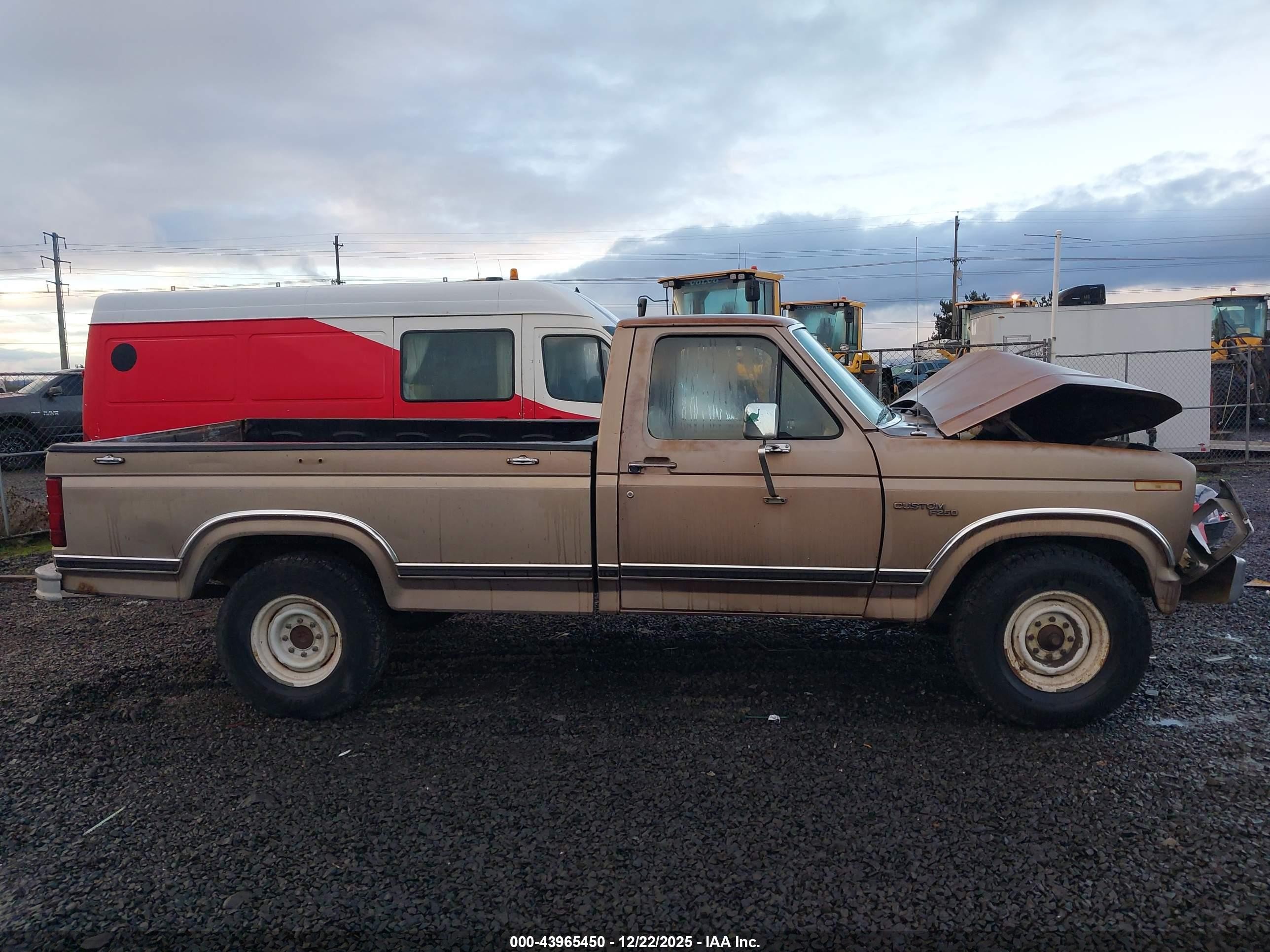 1981 Ford F250   Brown vin: 1FTEF25G4BRA12172