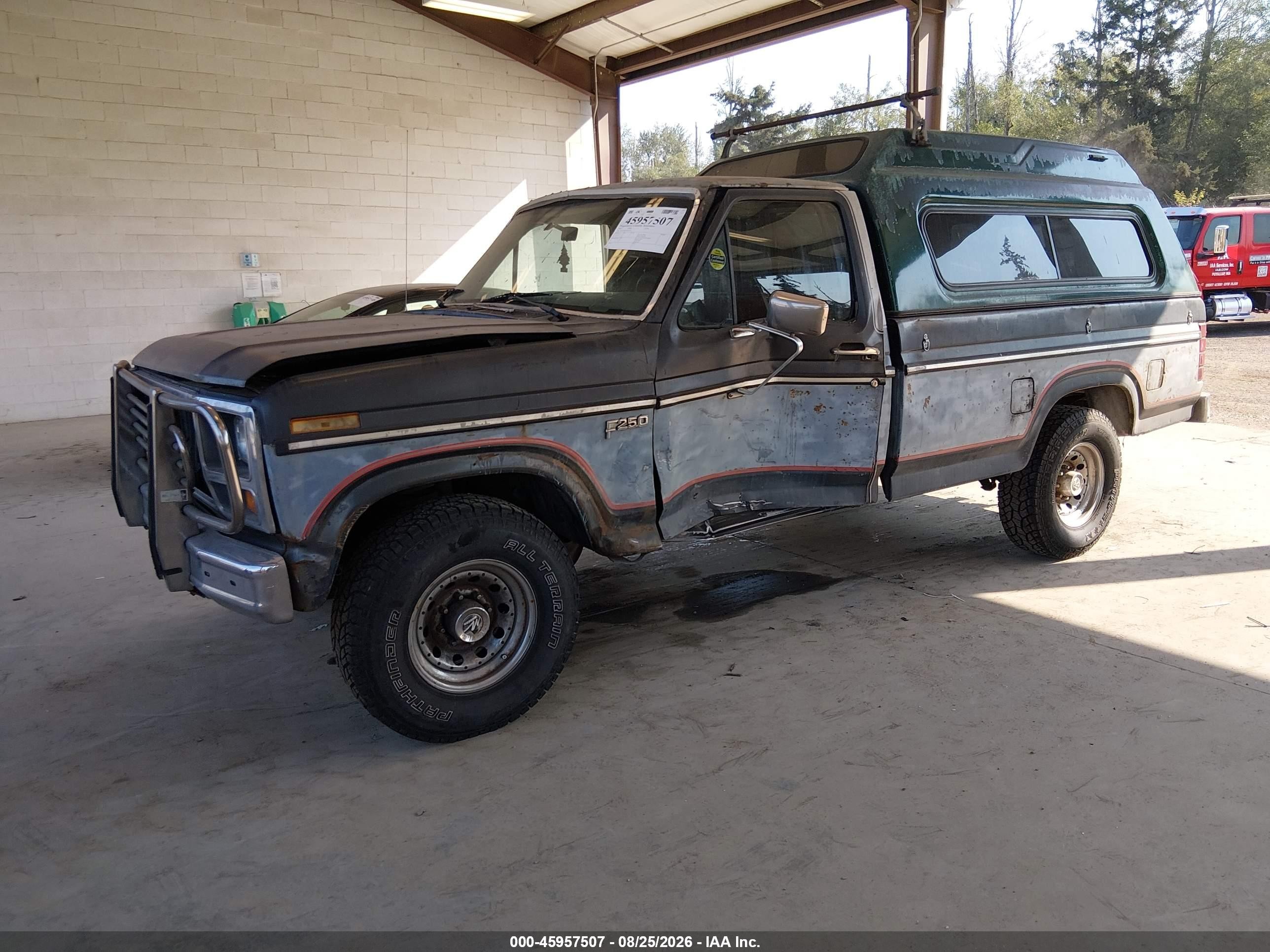 1985 Ford F250   Gray vin: 1FTEF25H1FPB27242