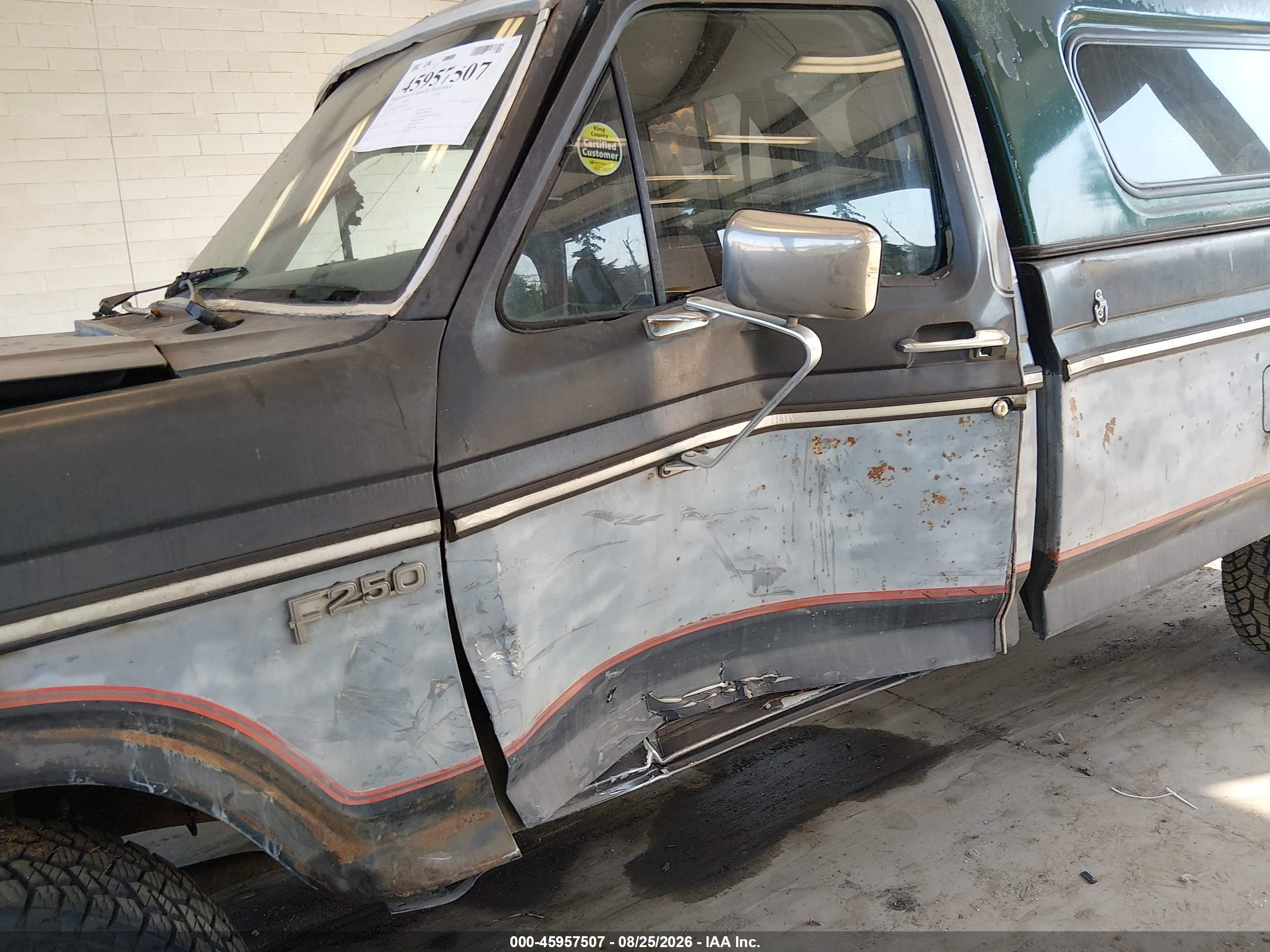 1985 Ford F250   Gray vin: 1FTEF25H1FPB27242