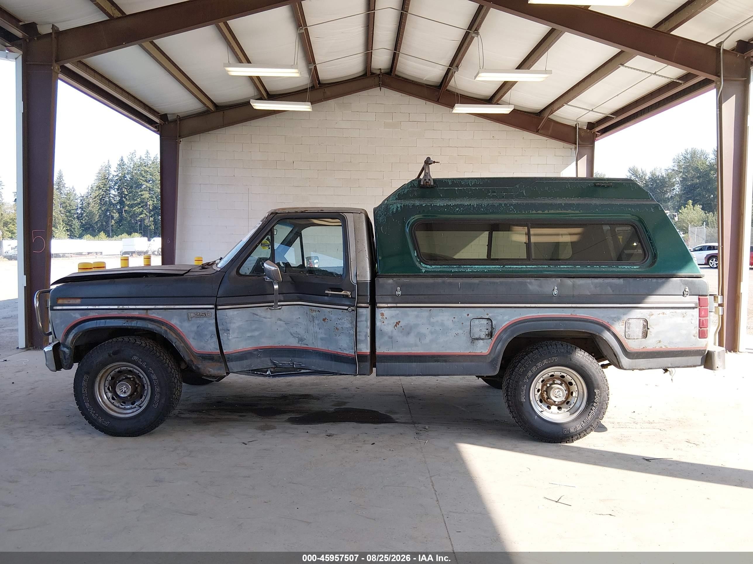 1985 Ford F250   Gray vin: 1FTEF25H1FPB27242