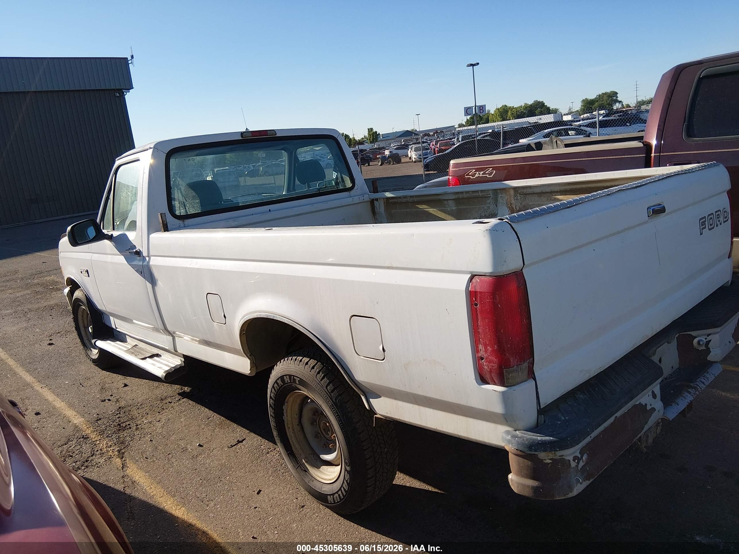 1995 Ford F250 White vin: 1FTEF25N1SLA13877