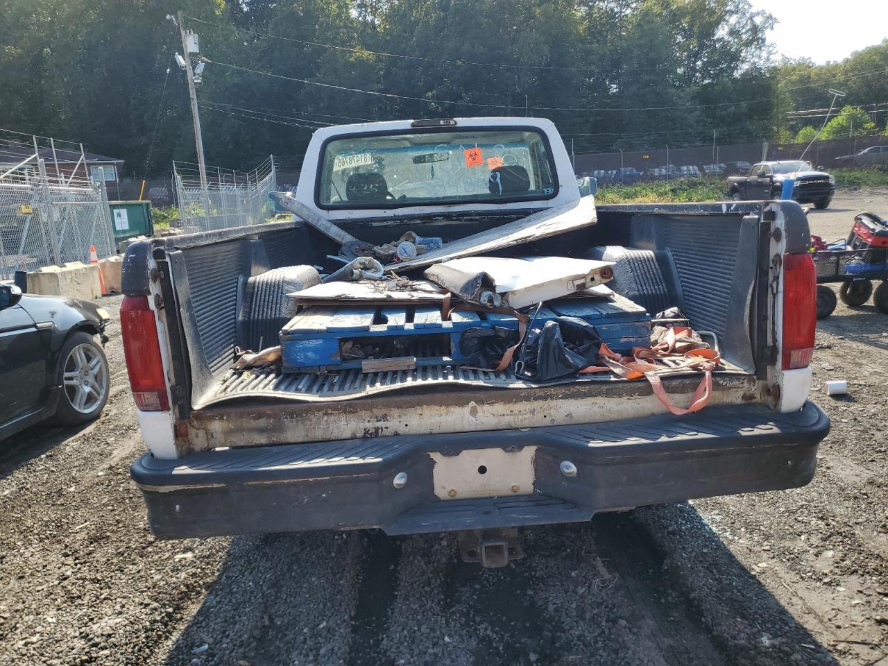 1996 Ford F250 White vin: 1FTEF25Y1TLB63077