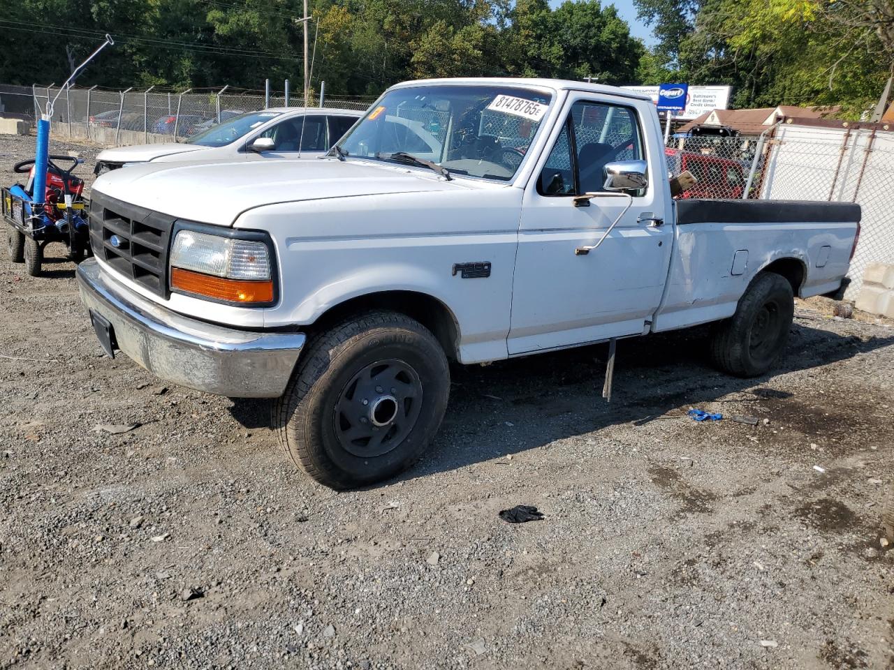 1996 Ford F250 White vin: 1FTEF25Y1TLB63077