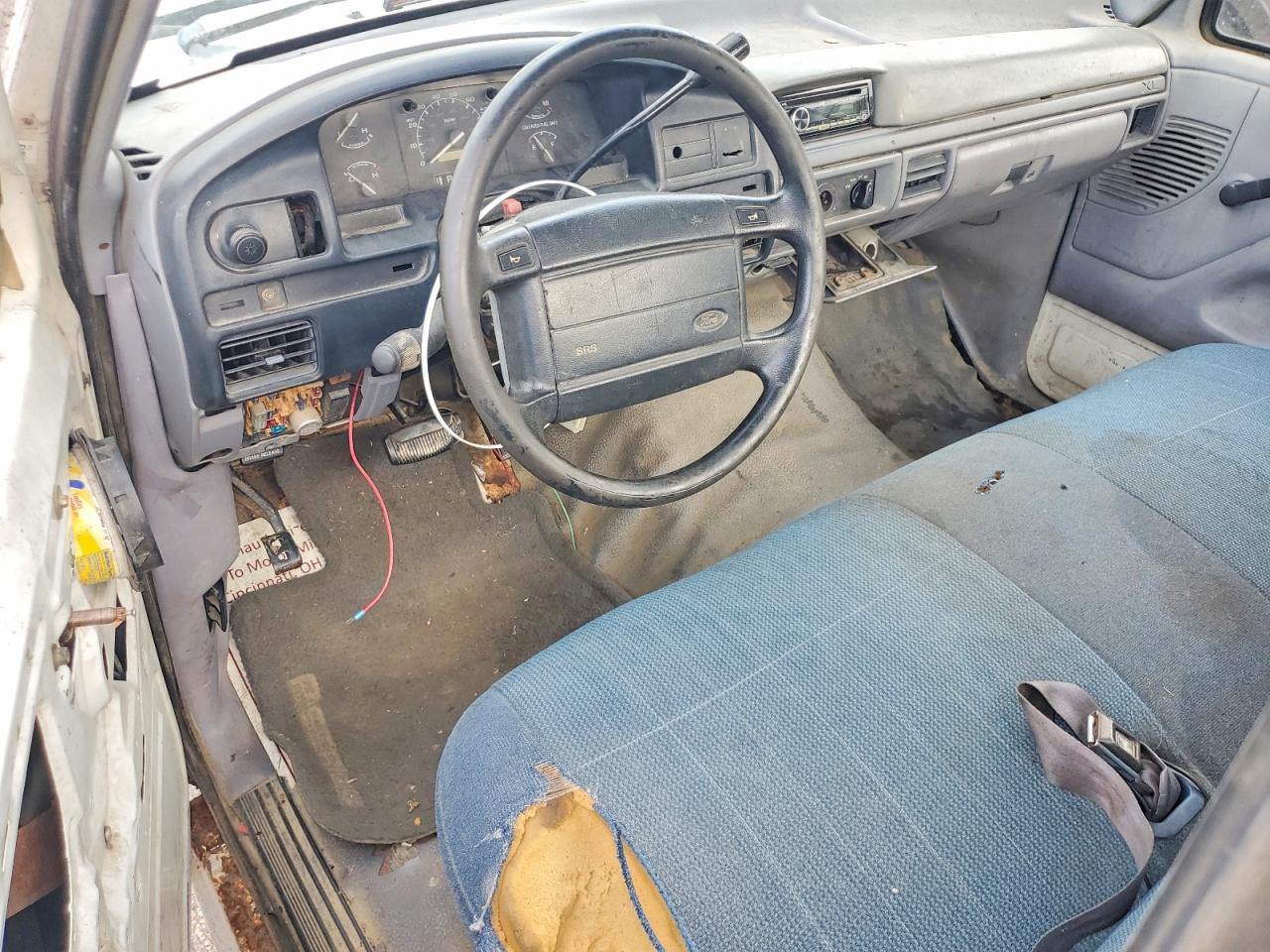 1994 Ford F250 White vin: 1FTEF25Y9RLA70574