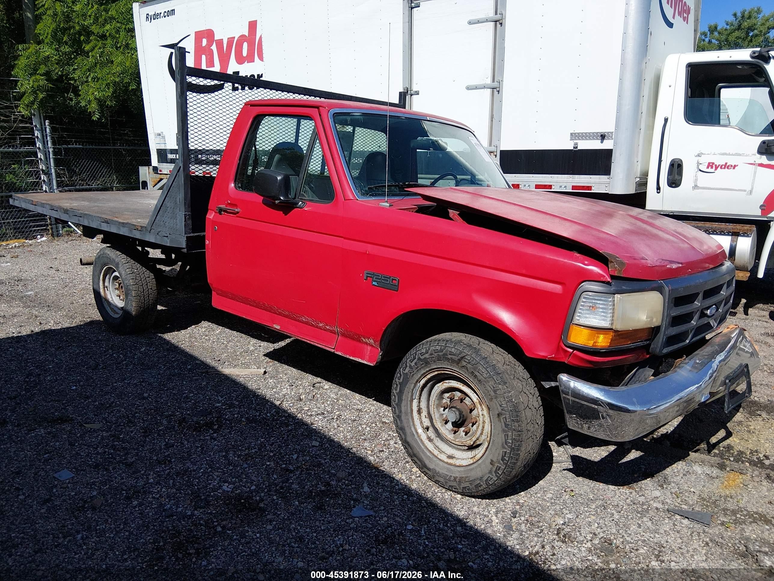 1996 Ford F250   Red vin: 1FTEF25Y9TLC00439