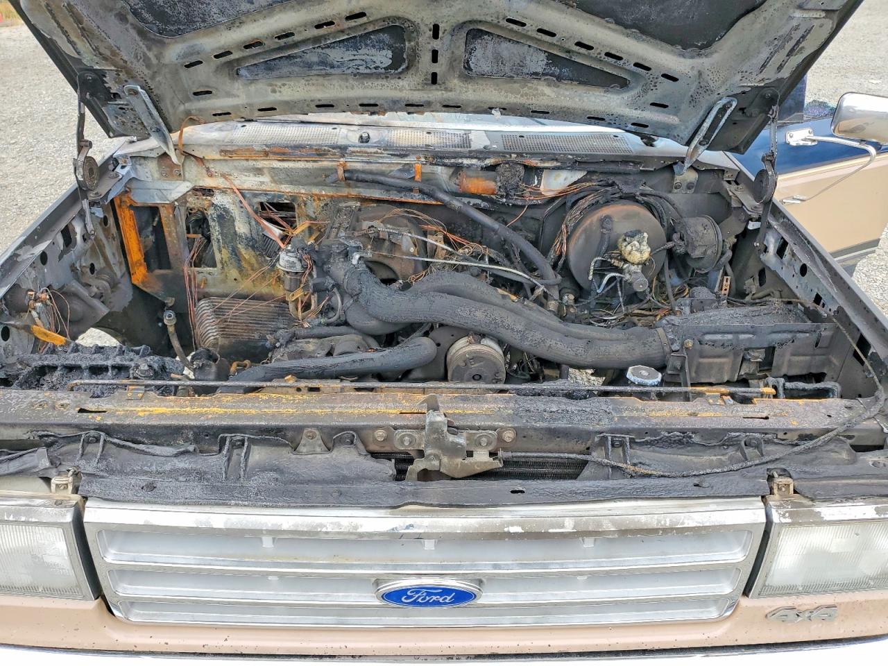 1987 Ford F250 Two Tone vin: 1FTEF26N5HPB29549