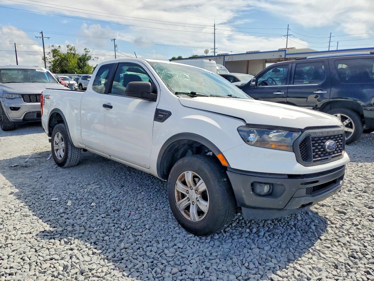 2019 Ford Ranger Xl White vin: 1FTER1EH2KLA97008