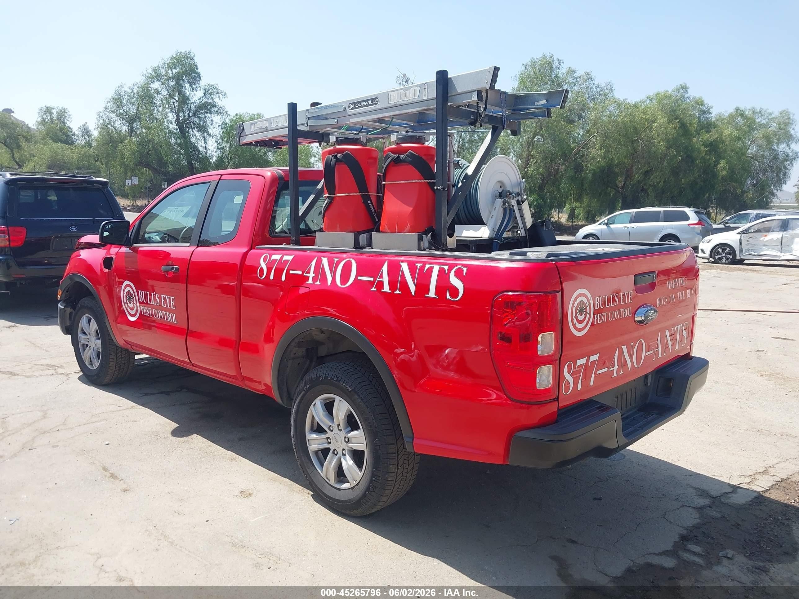 2020 Ford Ranger Xl Red vin: 1FTER1EH2LLA78752