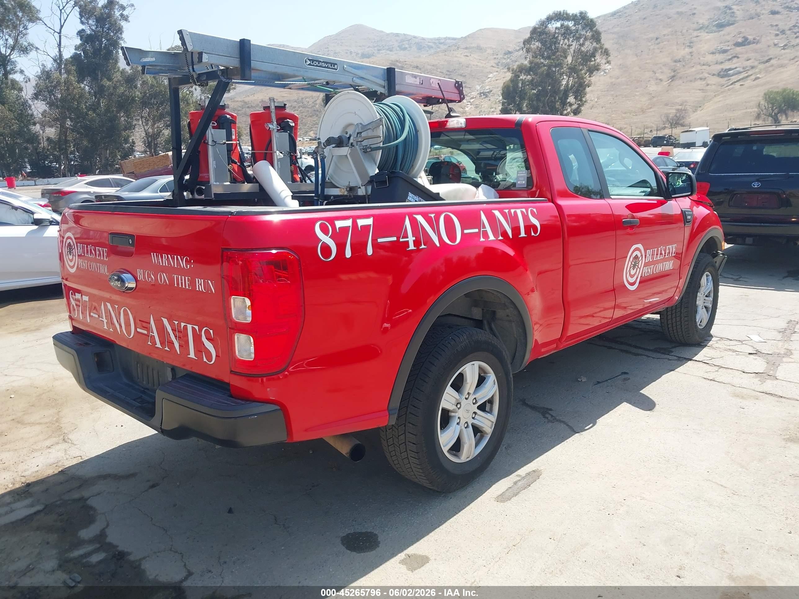 2020 Ford Ranger Xl Red vin: 1FTER1EH2LLA78752
