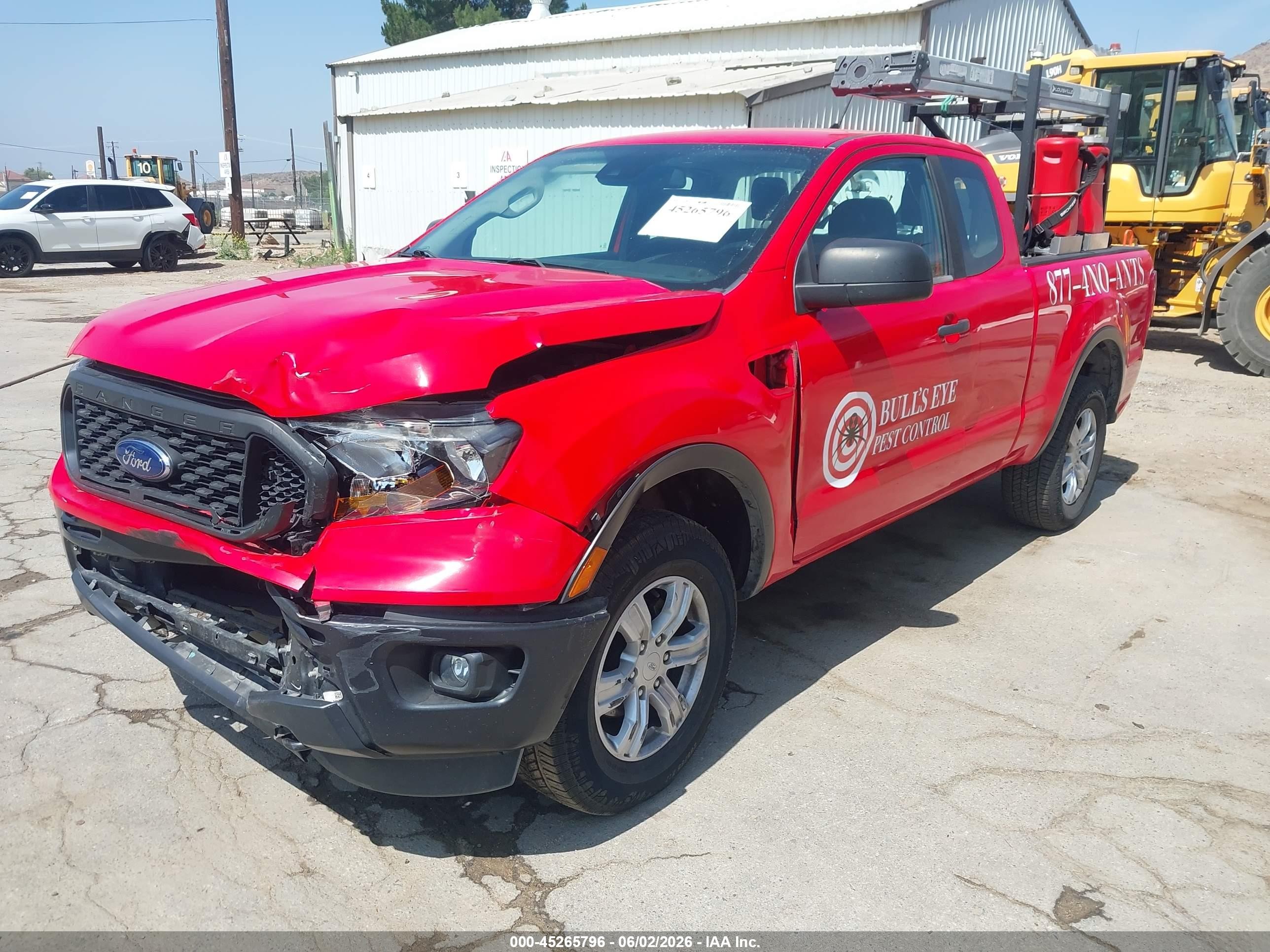 2020 Ford Ranger Xl Red vin: 1FTER1EH2LLA78752