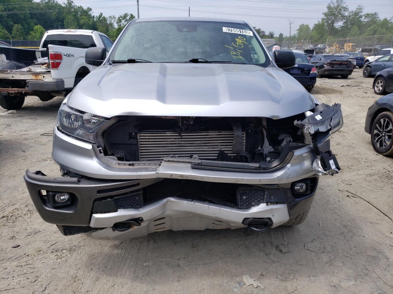 2020 Ford Ranger Xl Silver vin: 1FTER1EH7LLA71084
