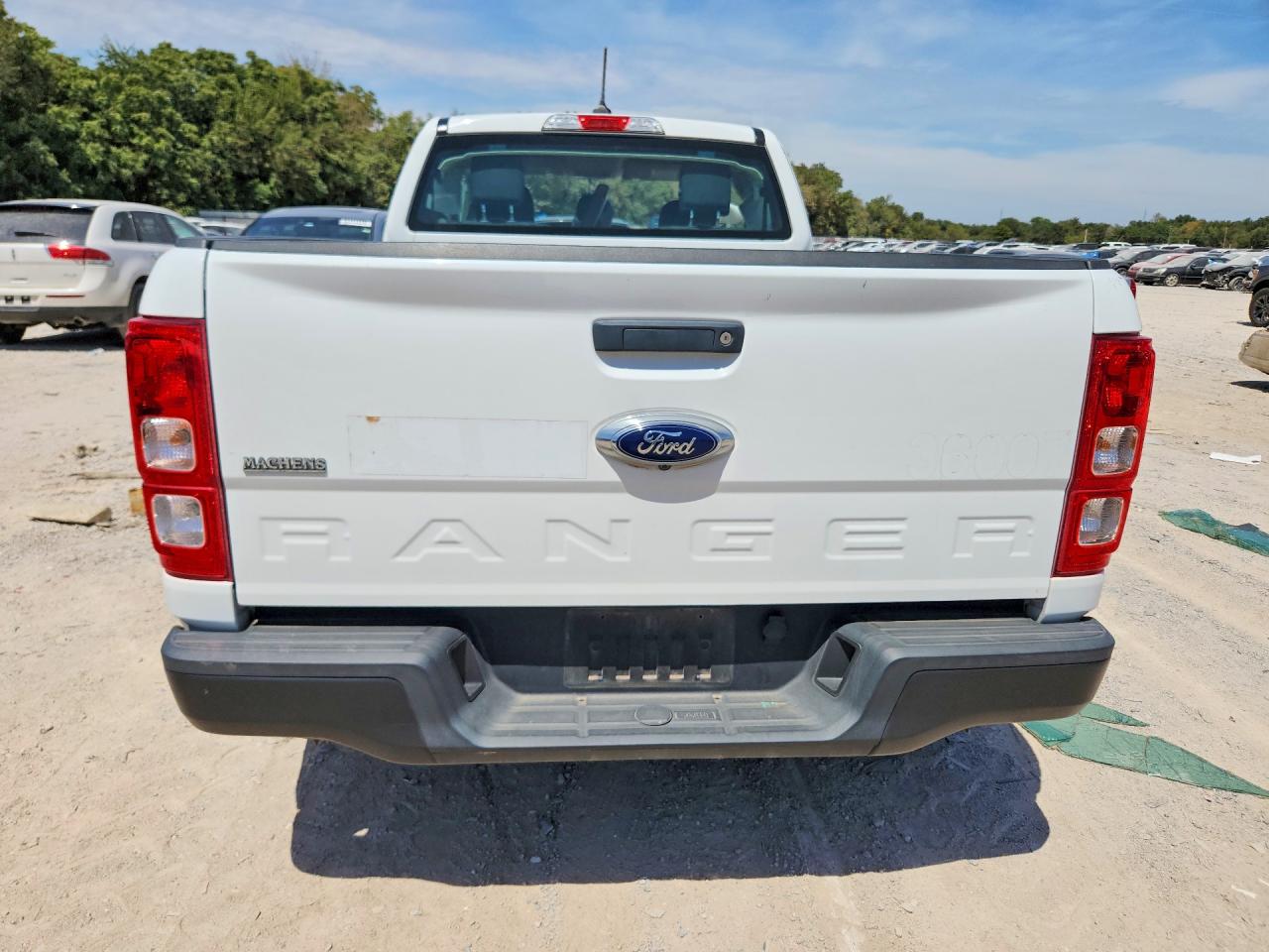 2022 Ford Ranger Xl White vin: 1FTER1EHXNLD24529