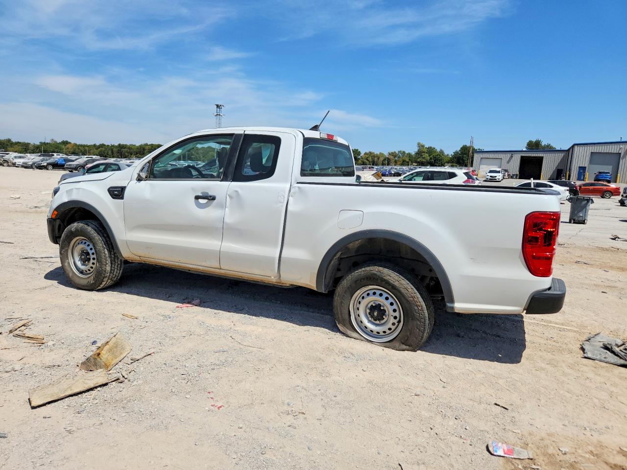 2022 Ford Ranger Xl White vin: 1FTER1EHXNLD24529