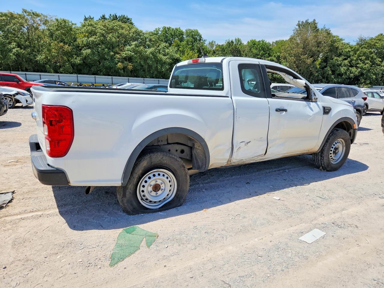 2022 Ford Ranger Xl White vin: 1FTER1EHXNLD24529