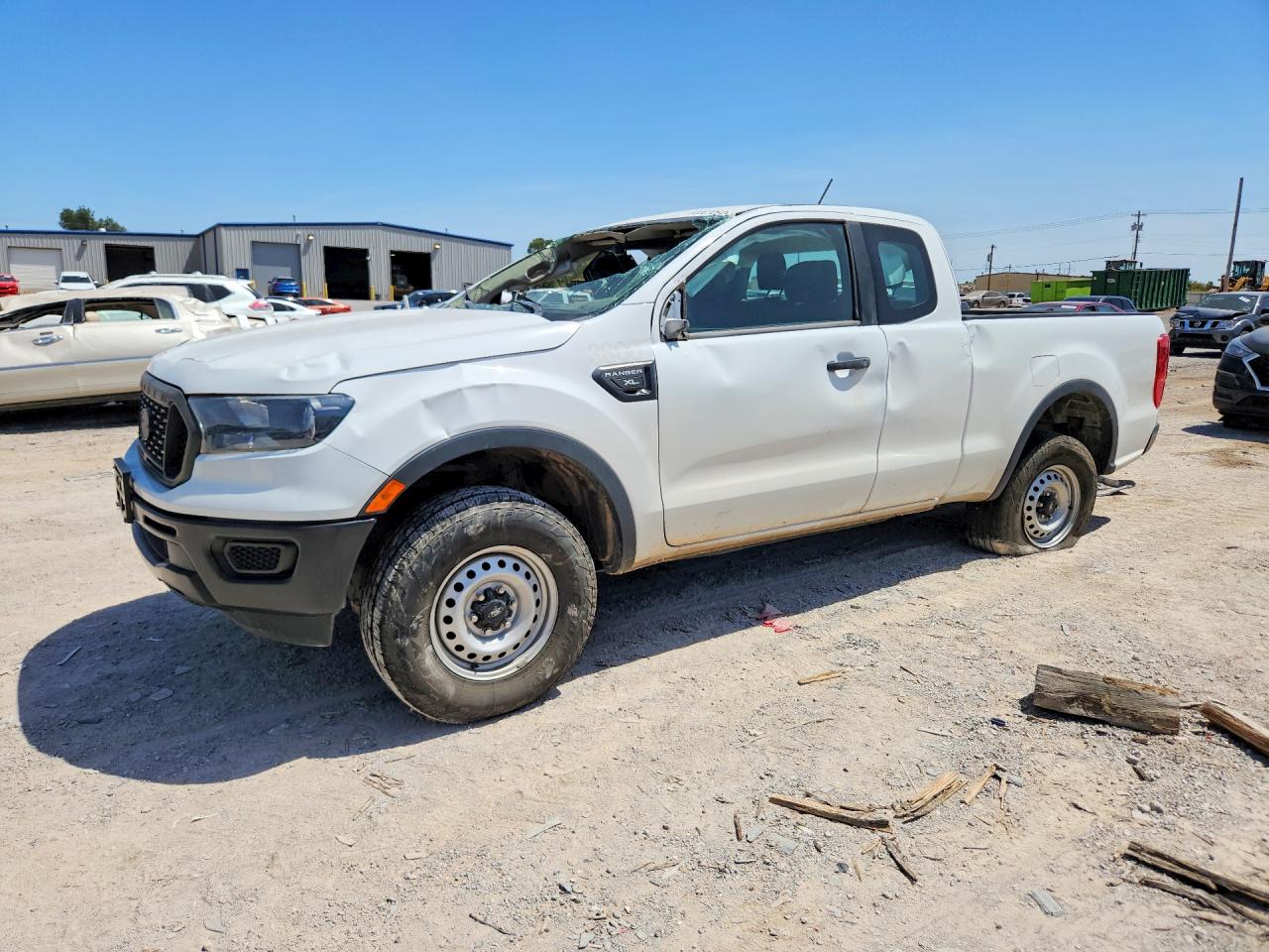 2022 Ford Ranger Xl White vin: 1FTER1EHXNLD24529