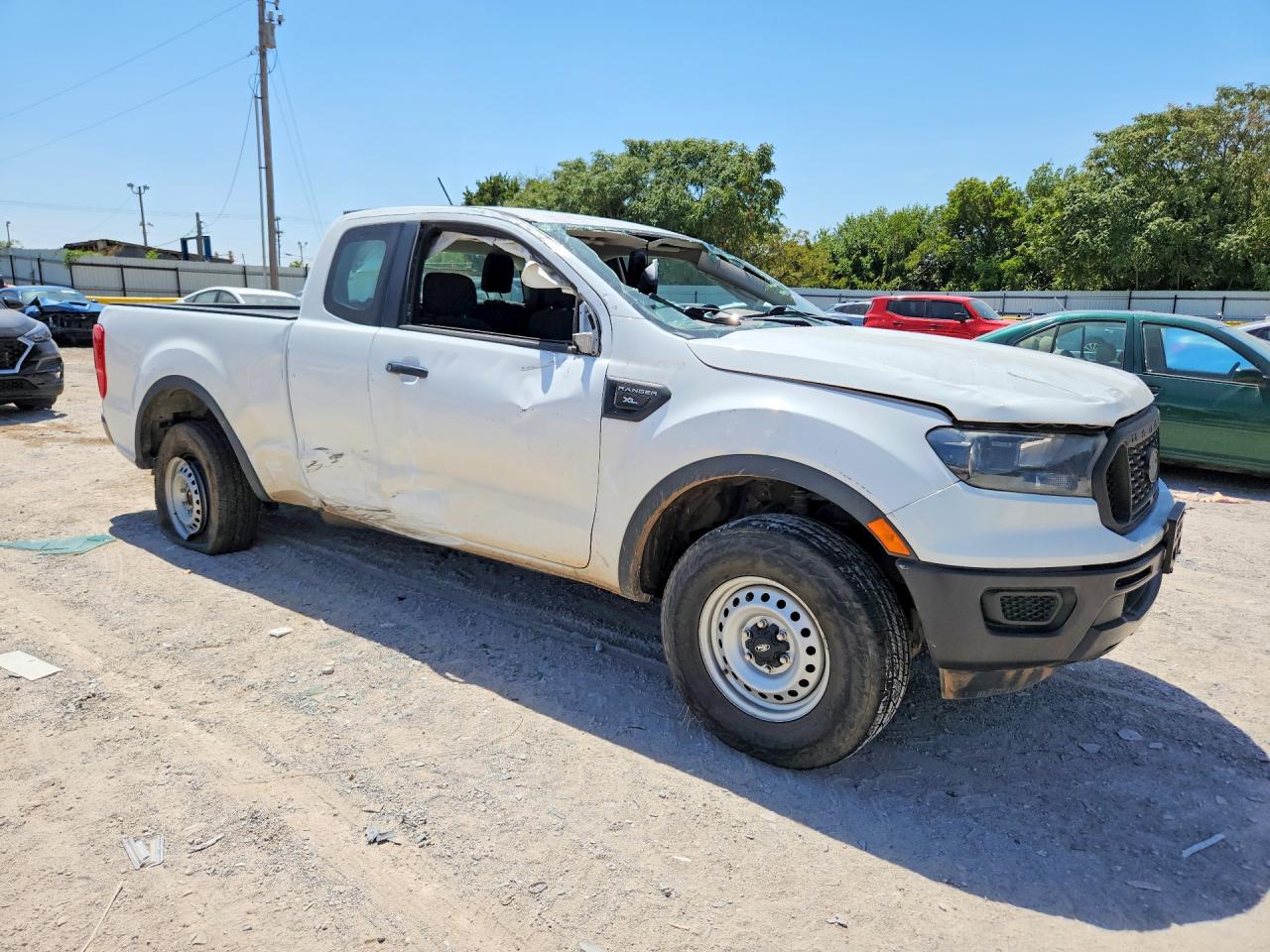 2022 Ford Ranger Xl White vin: 1FTER1EHXNLD24529