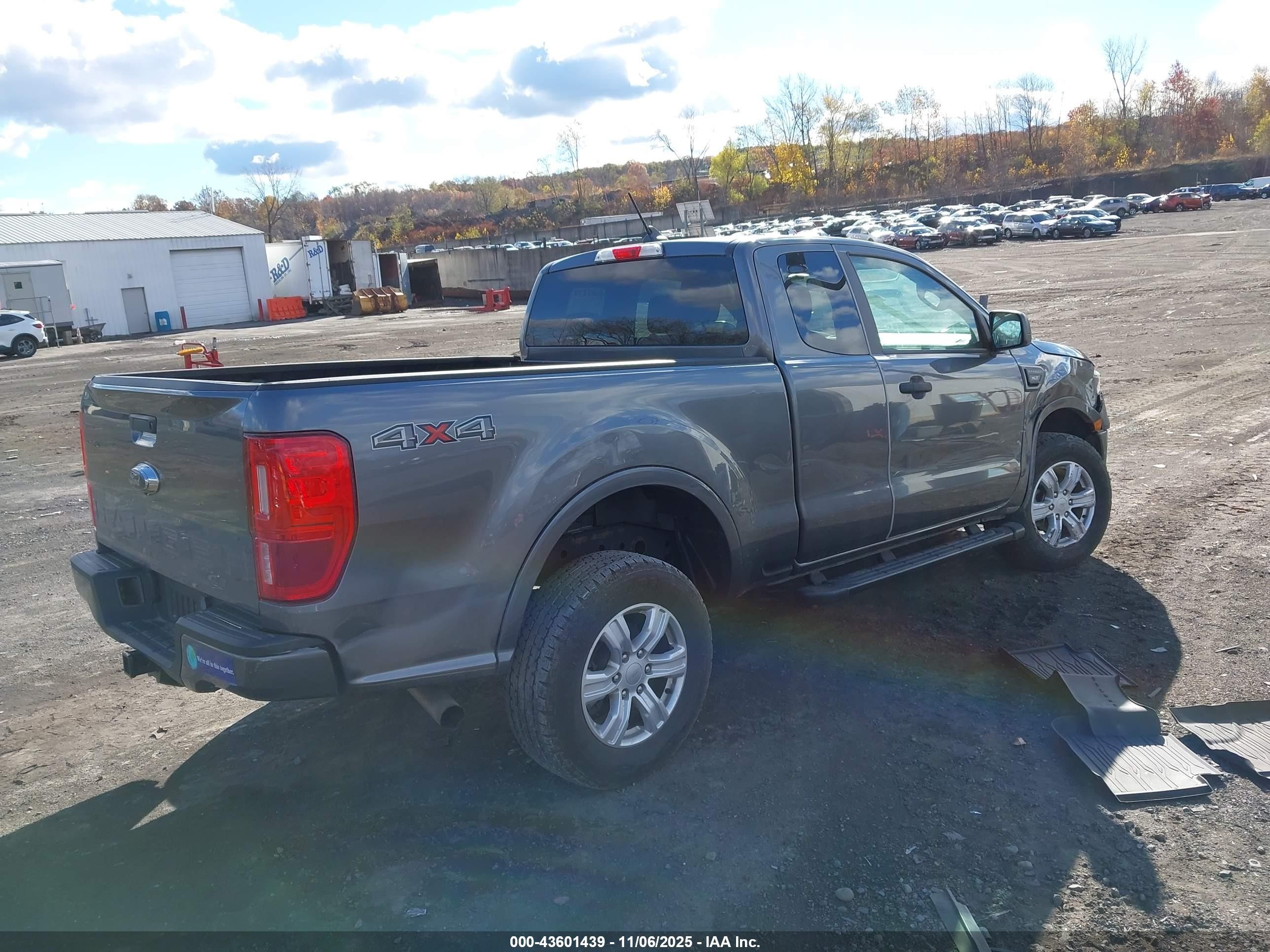 2021 Ford Ranger Xlt Gray vin: 1FTER1FH2MLD24988