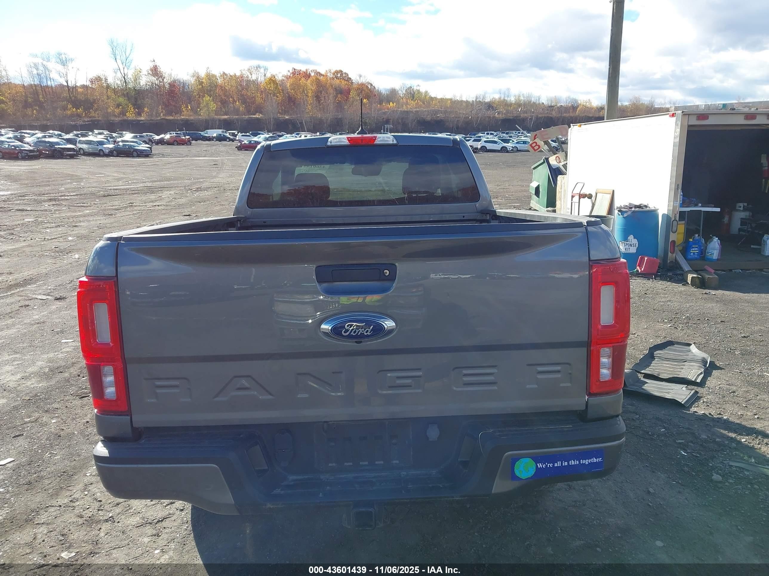 2021 Ford Ranger Xlt Gray vin: 1FTER1FH2MLD24988