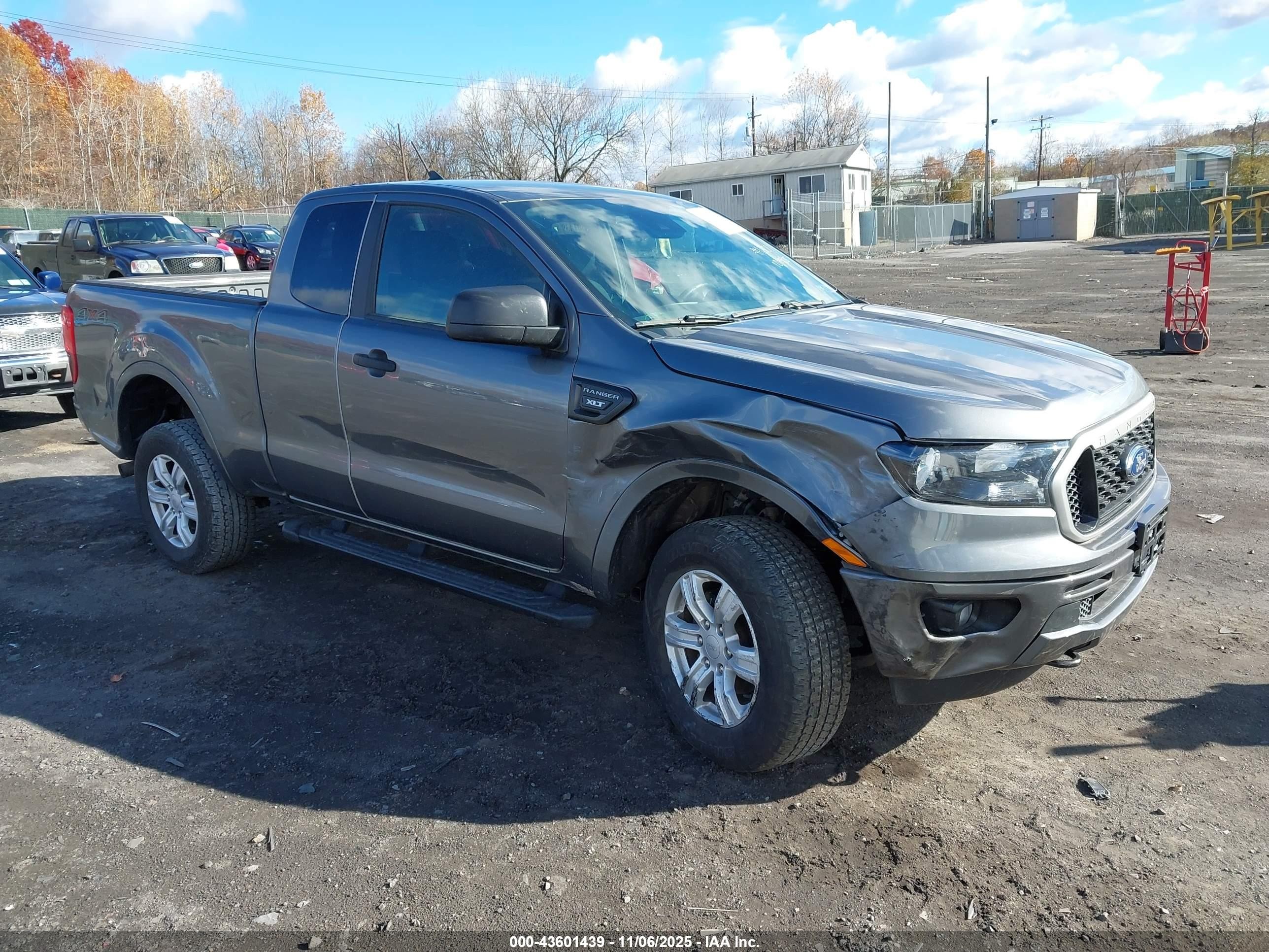2021 Ford Ranger Xlt Gray vin: 1FTER1FH2MLD24988