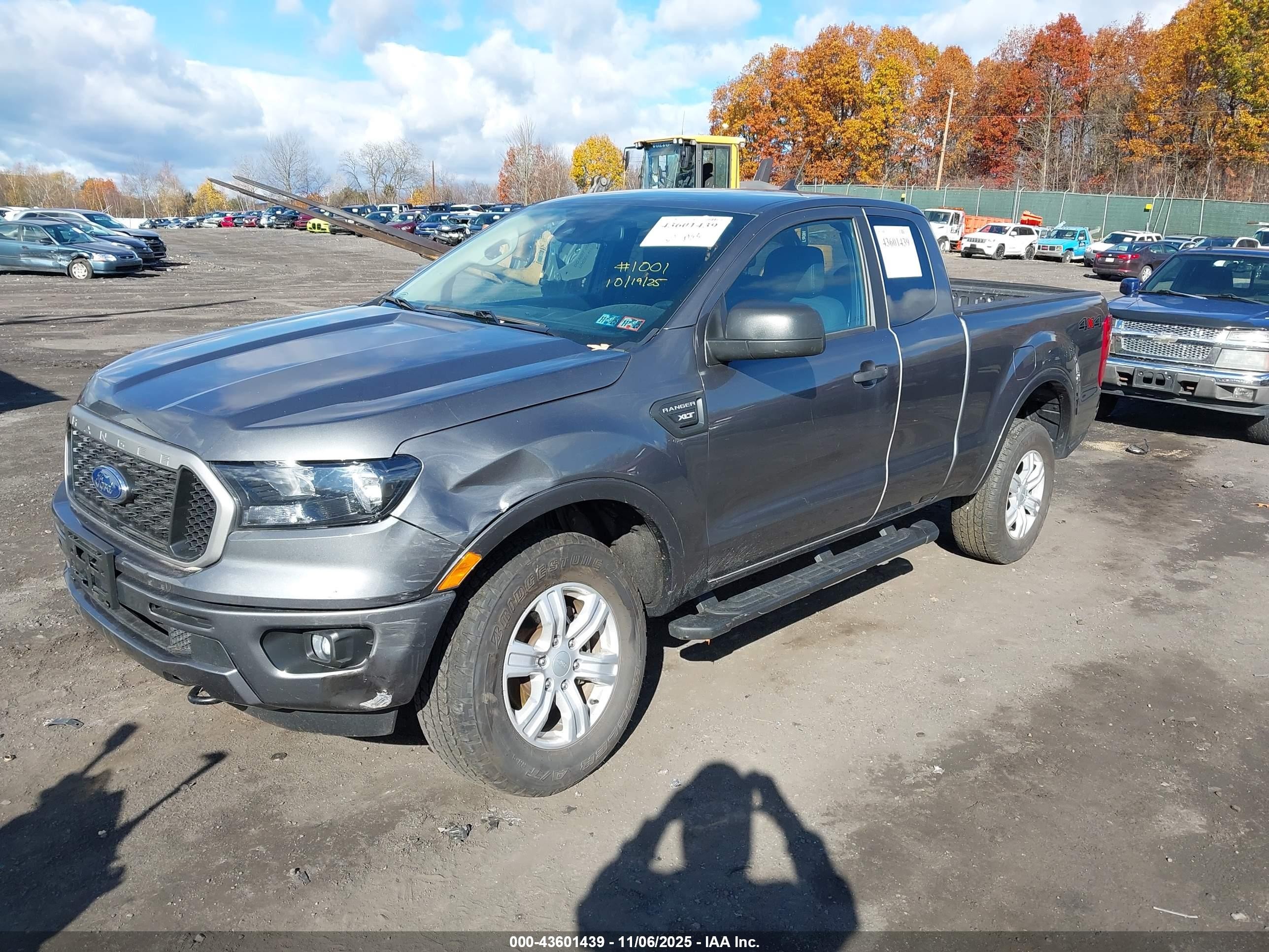 2021 Ford Ranger Xlt Gray vin: 1FTER1FH2MLD24988