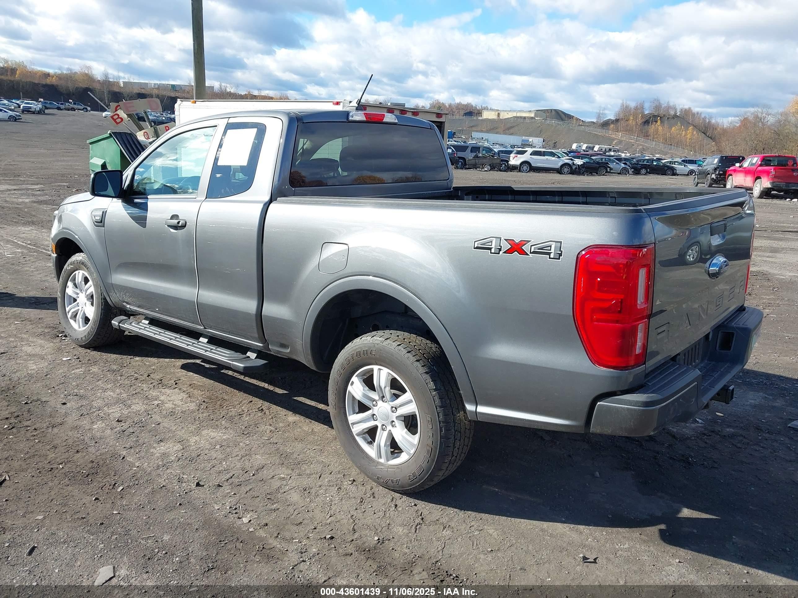 2021 Ford Ranger Xlt Gray vin: 1FTER1FH2MLD24988