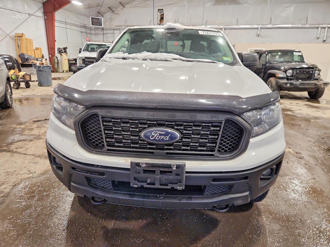 2022 Ford Ranger Xl White vin: 1FTER1FH2NLD00403