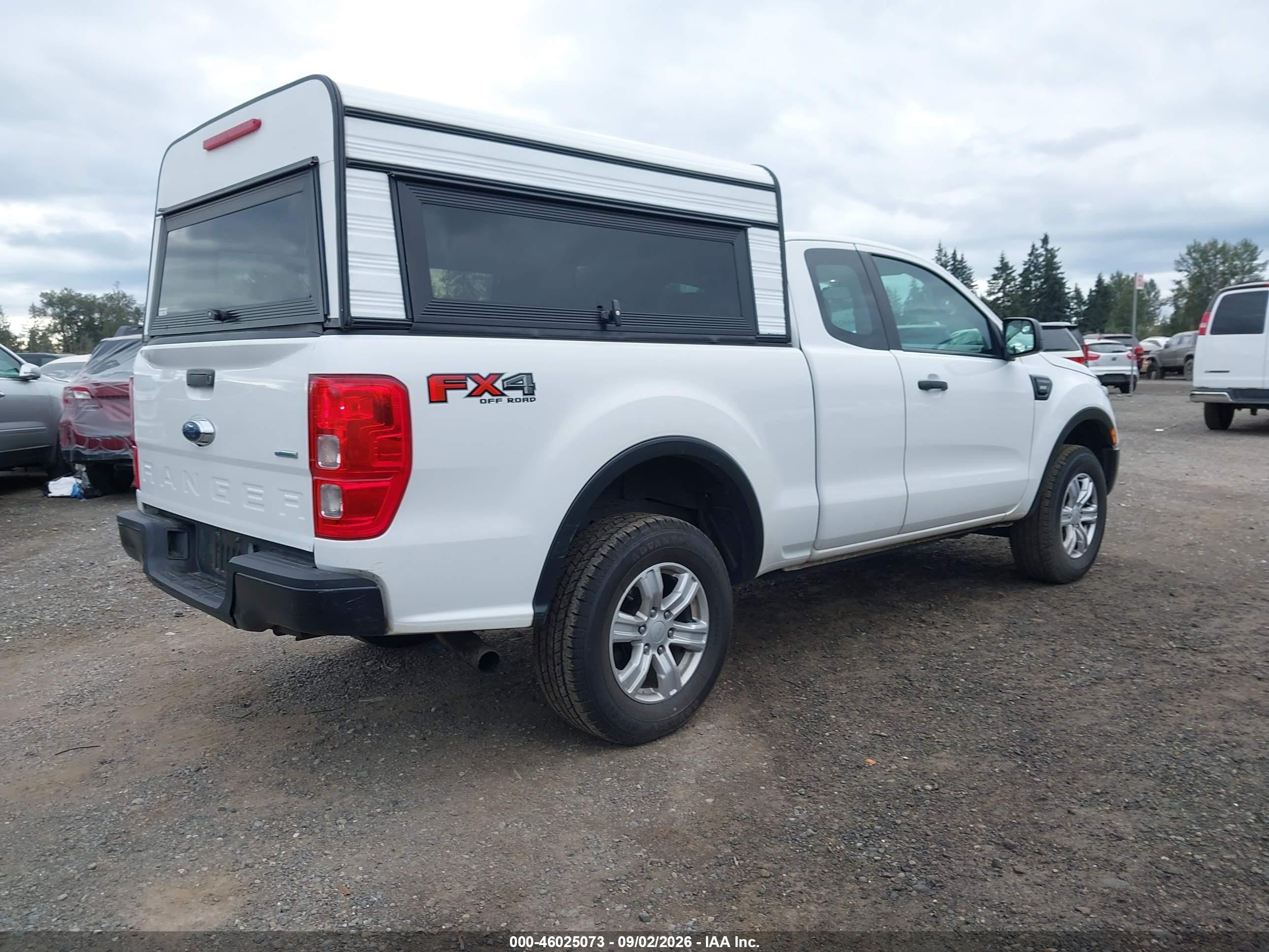 2019 Ford Ranger Xl White vin: 1FTER1FH5KLA80038
