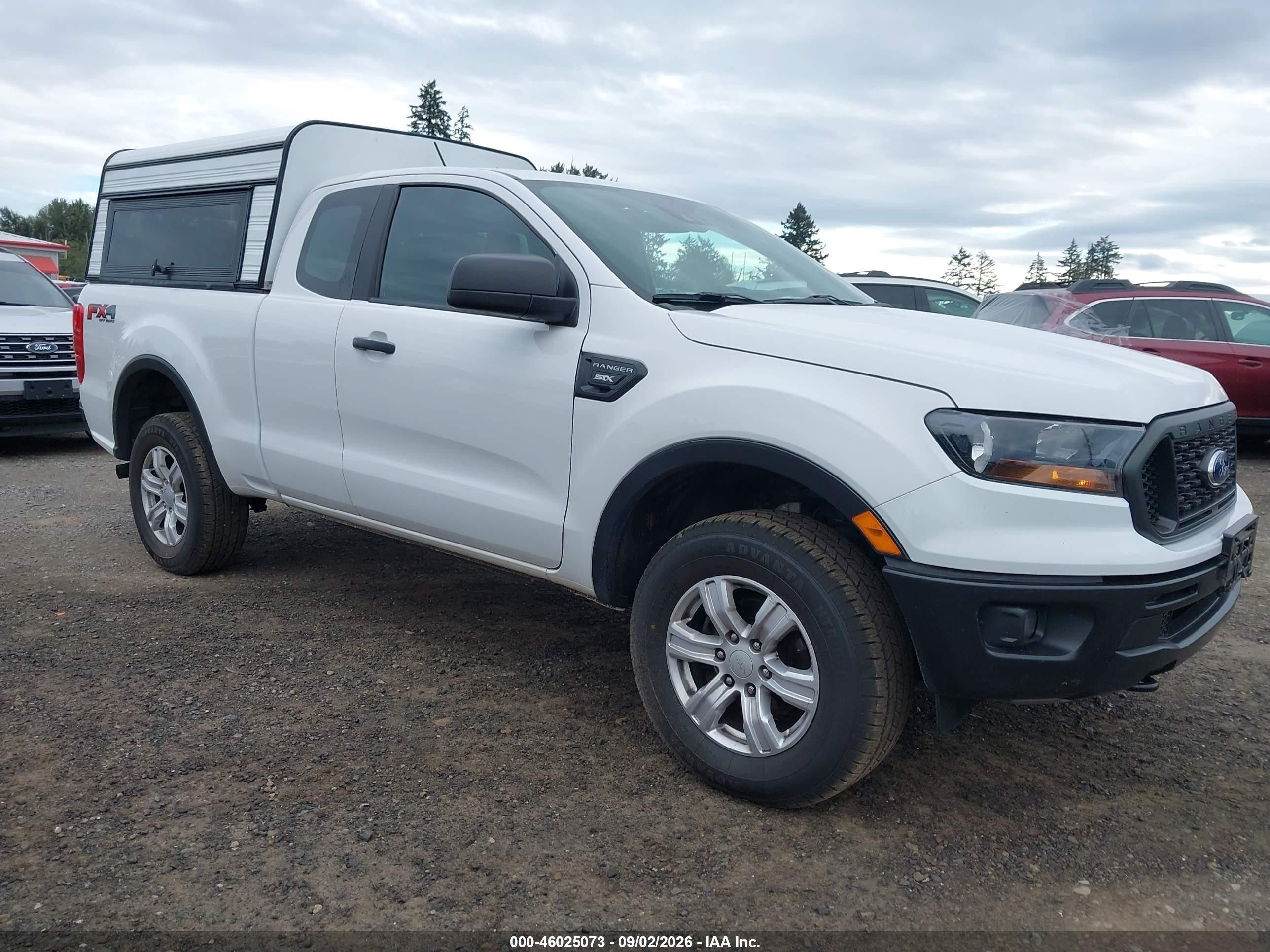 2019 Ford Ranger Xl White vin: 1FTER1FH5KLA80038
