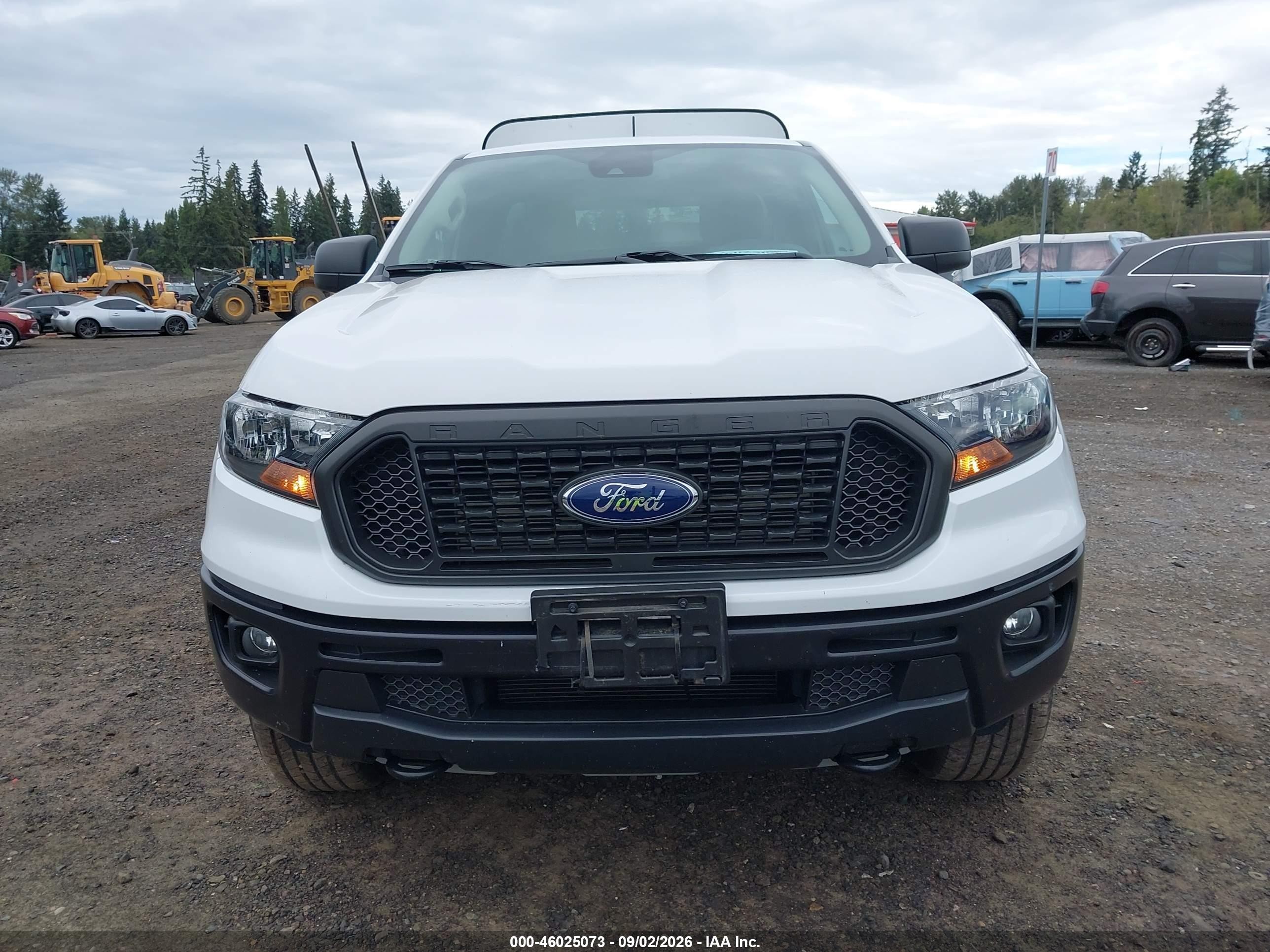 2019 Ford Ranger Xl White vin: 1FTER1FH5KLA80038