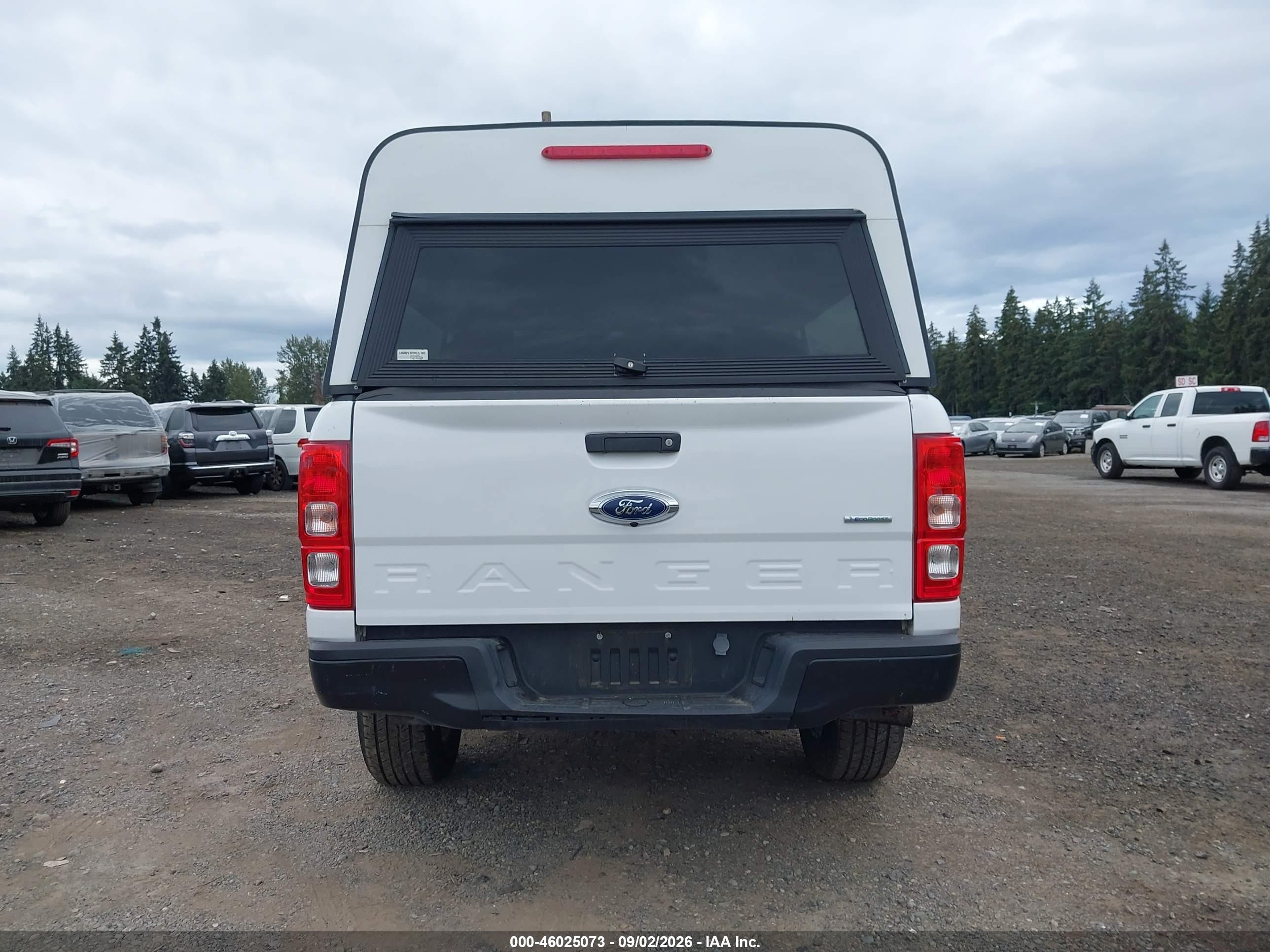 2019 Ford Ranger Xl White vin: 1FTER1FH5KLA80038