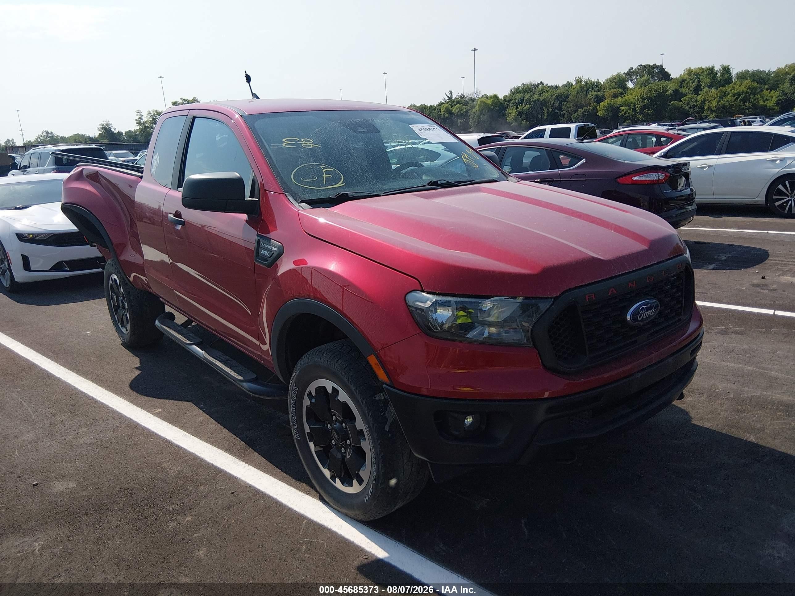 2021 Ford Ranger Xl Красный vin: 1FTER1FH6MLD18613