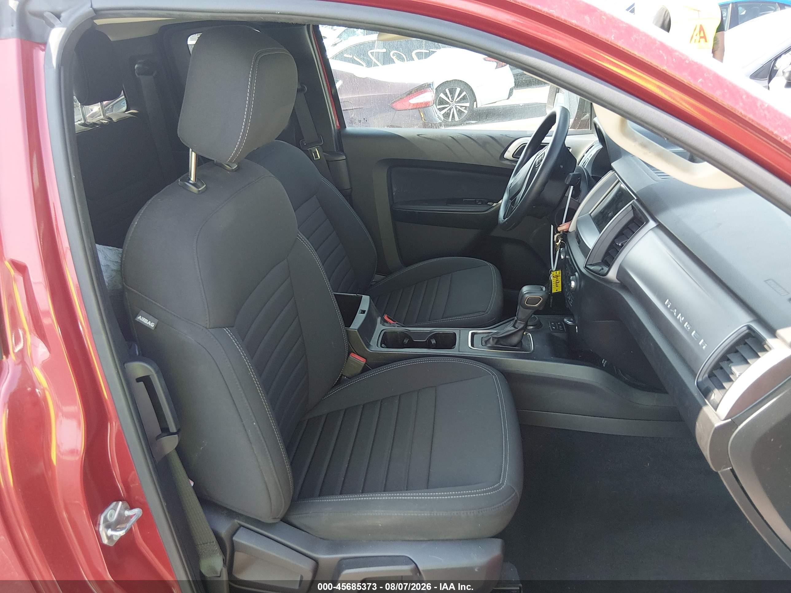 2021 Ford Ranger Xl Red vin: 1FTER1FH6MLD18613
