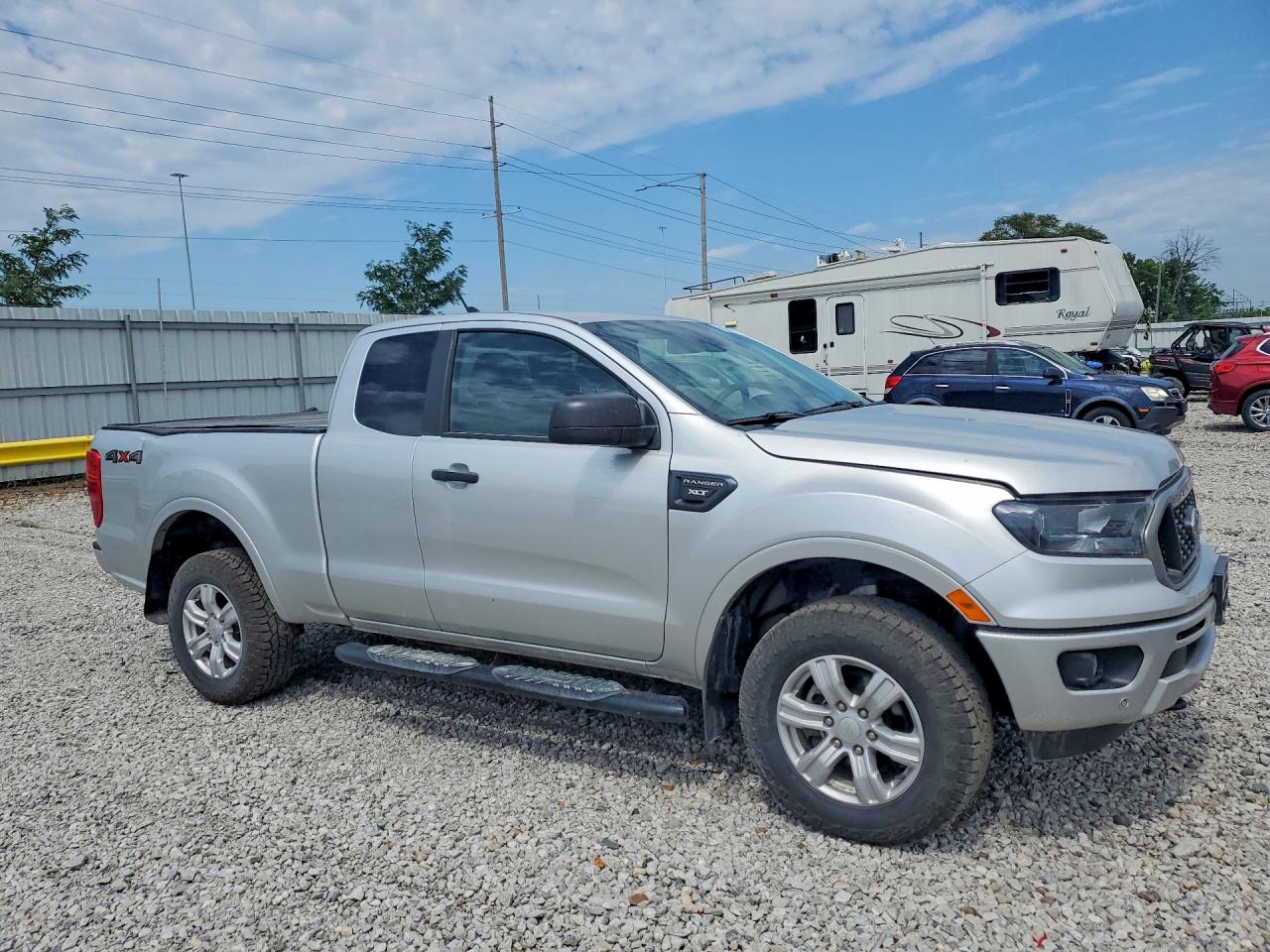 2019 Ford Ranger Xl Silver vin: 1FTER1FH7KLA49552