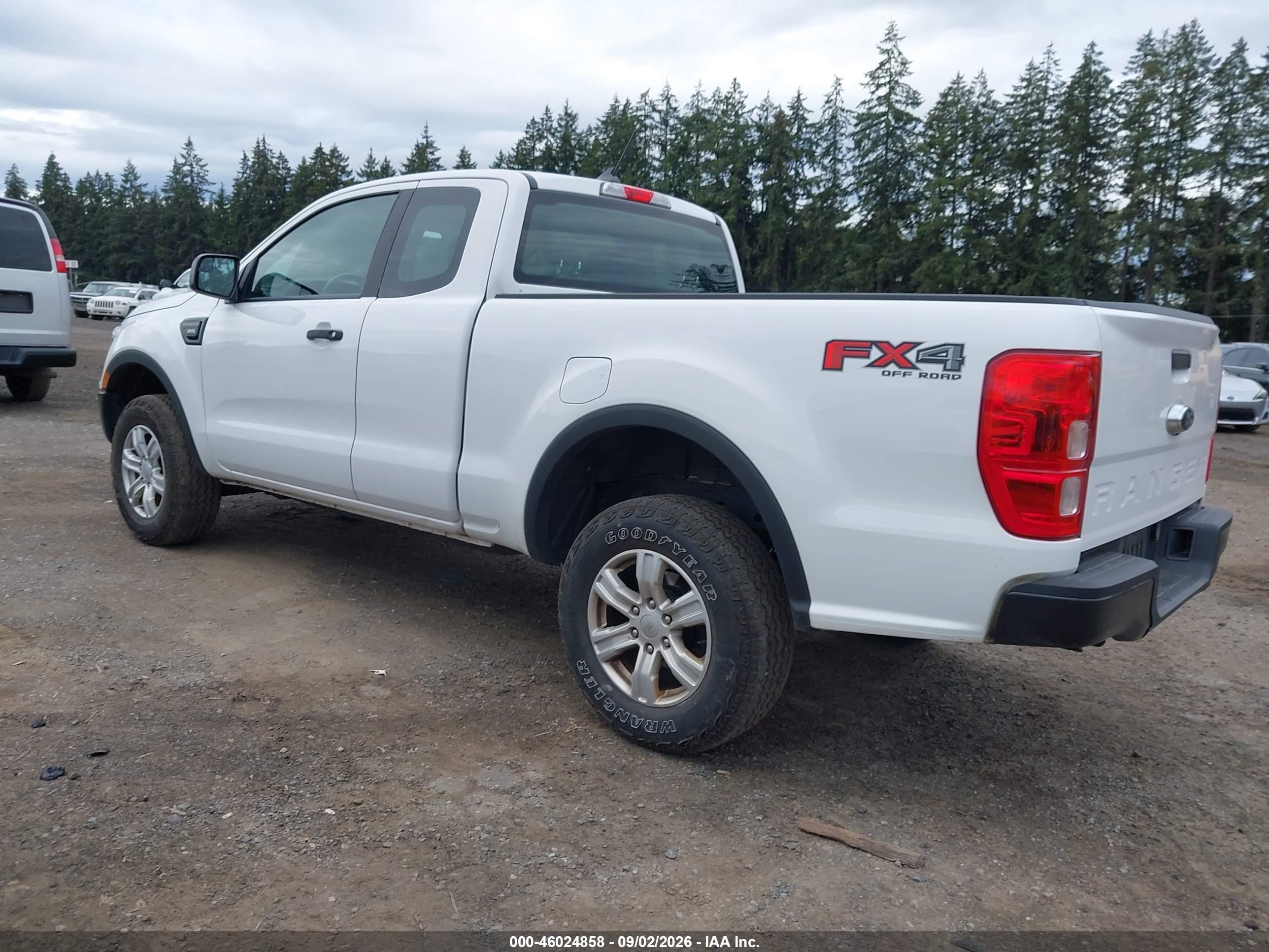 2021 Ford Ranger Xl White vin: 1FTER1FH7MLD41222
