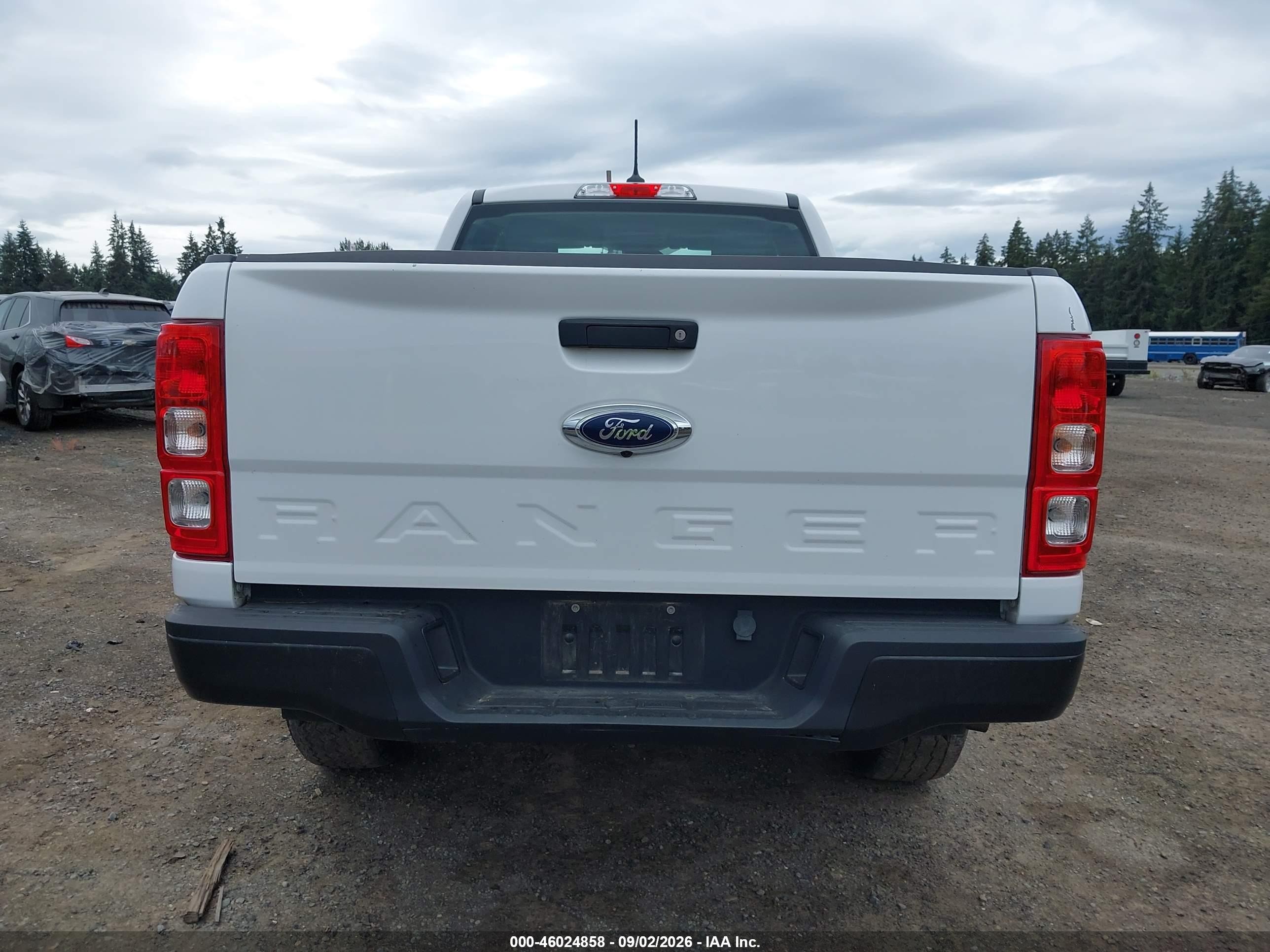 2021 Ford Ranger Xl White vin: 1FTER1FH7MLD41222