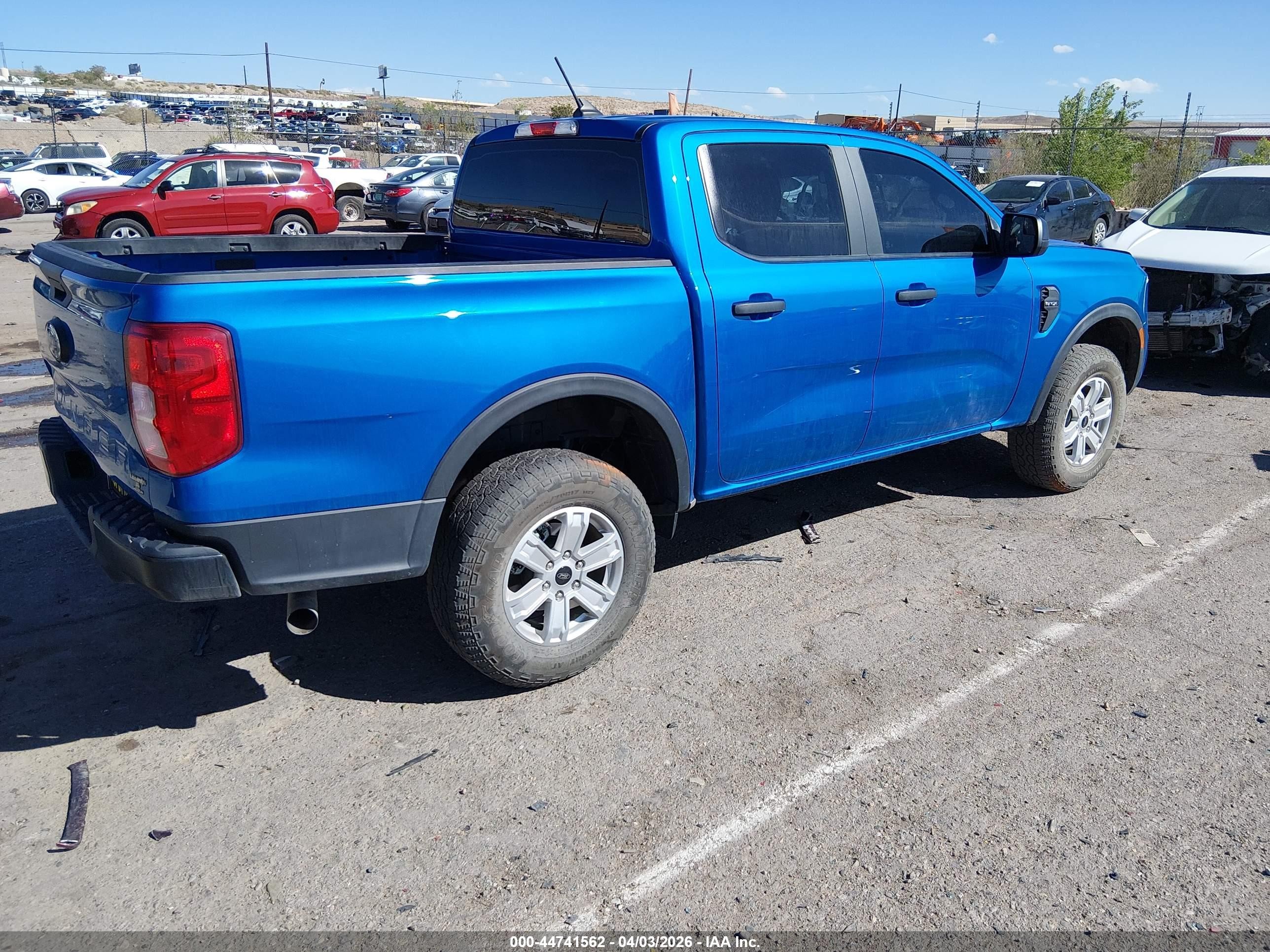 2025 Ford Ranger Xl Blue vin: 1FTER4BH2SLE29793