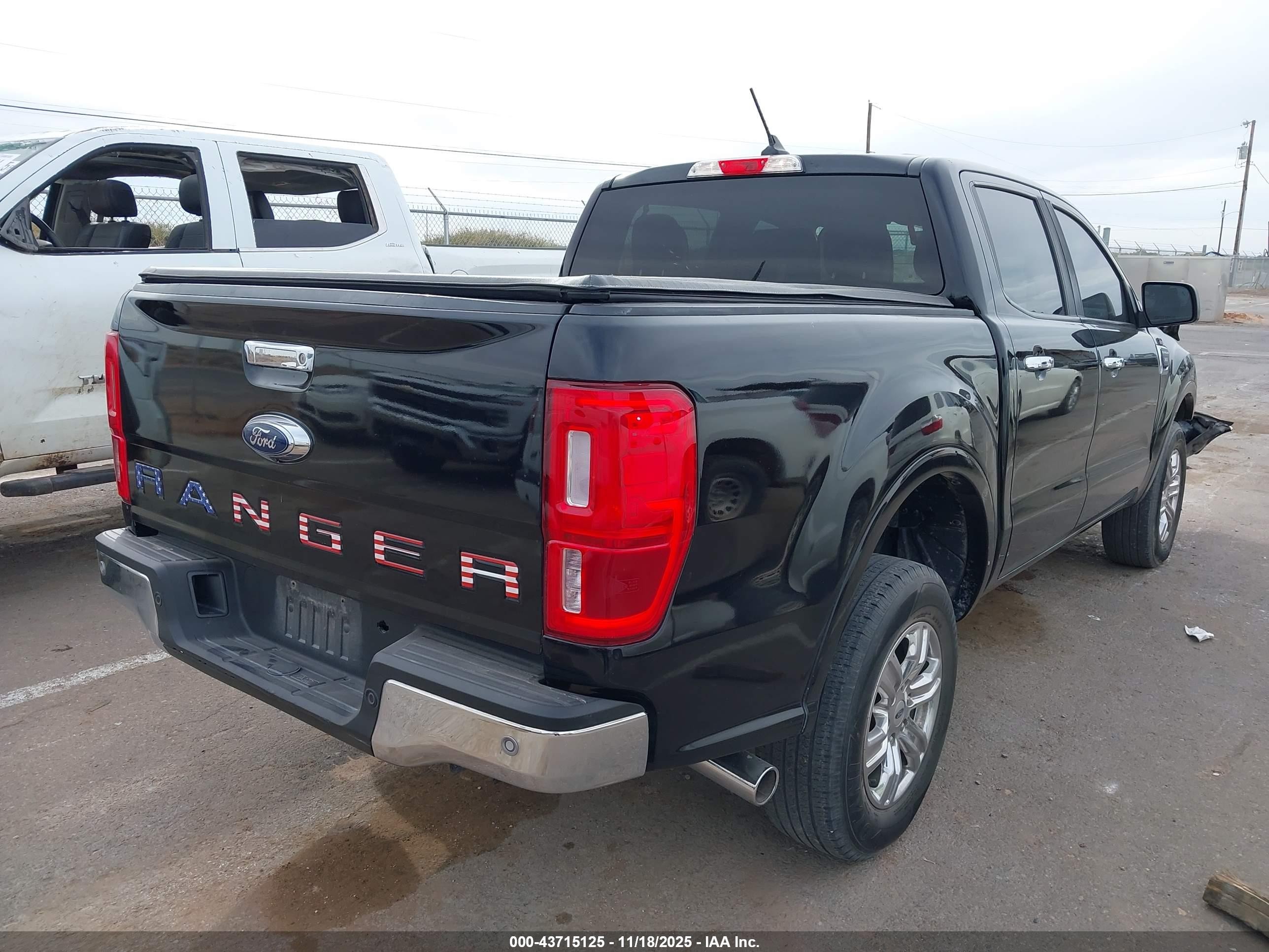 2020 Ford Ranger Xlt Black vin: 1FTER4EH1LLA80218