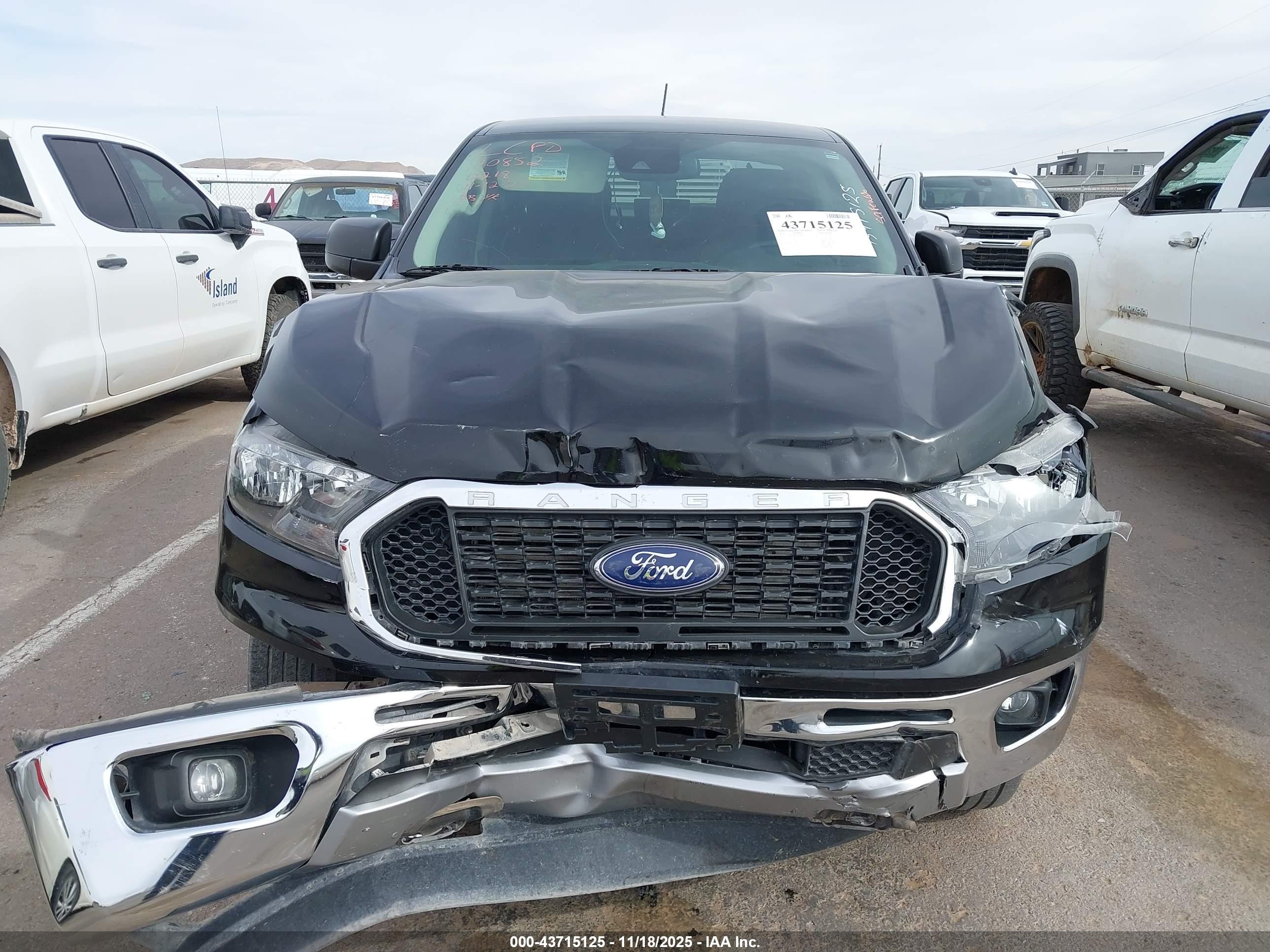 2020 Ford Ranger Xlt Black vin: 1FTER4EH1LLA80218