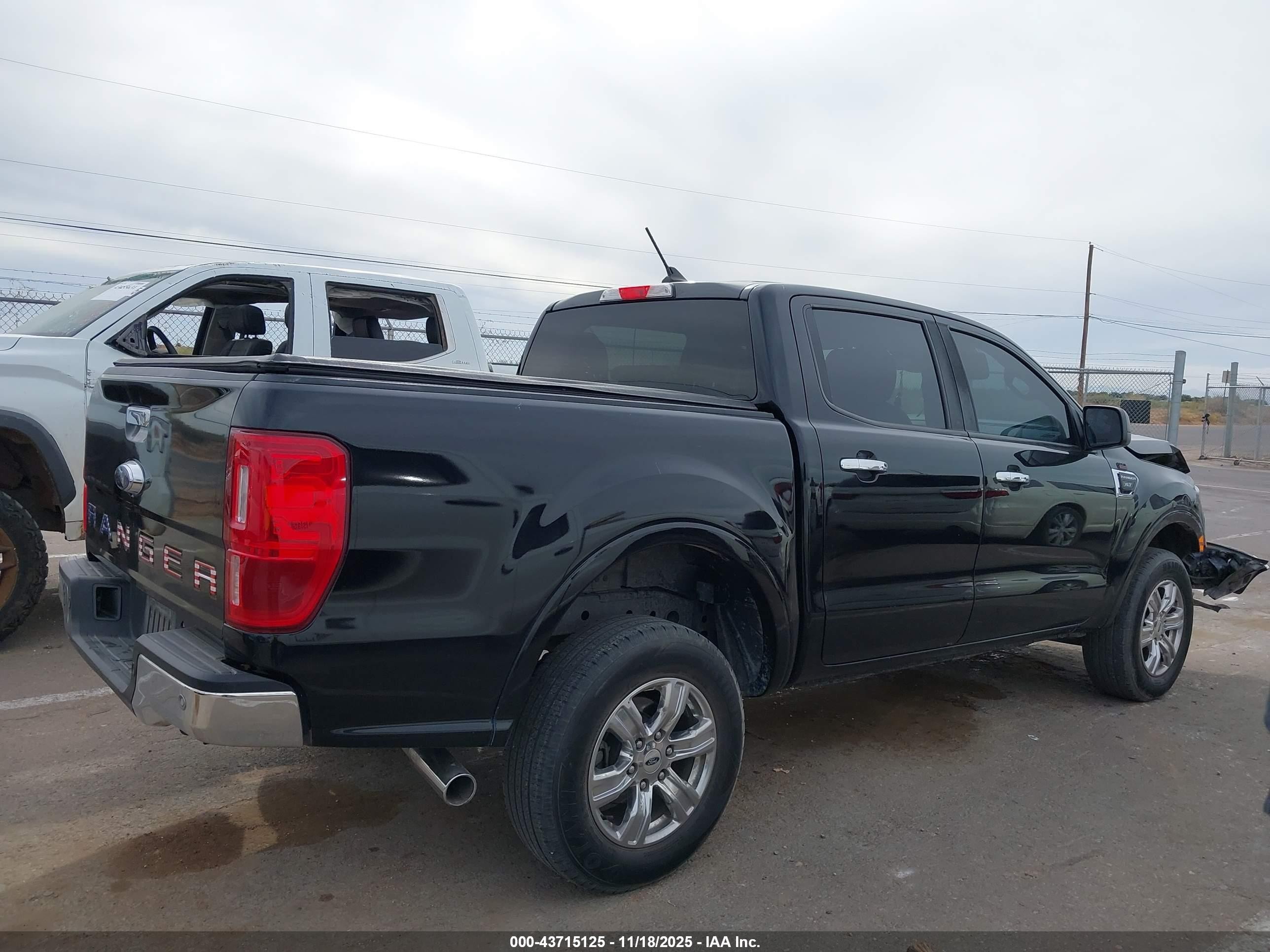 2020 Ford Ranger Xlt Black vin: 1FTER4EH1LLA80218