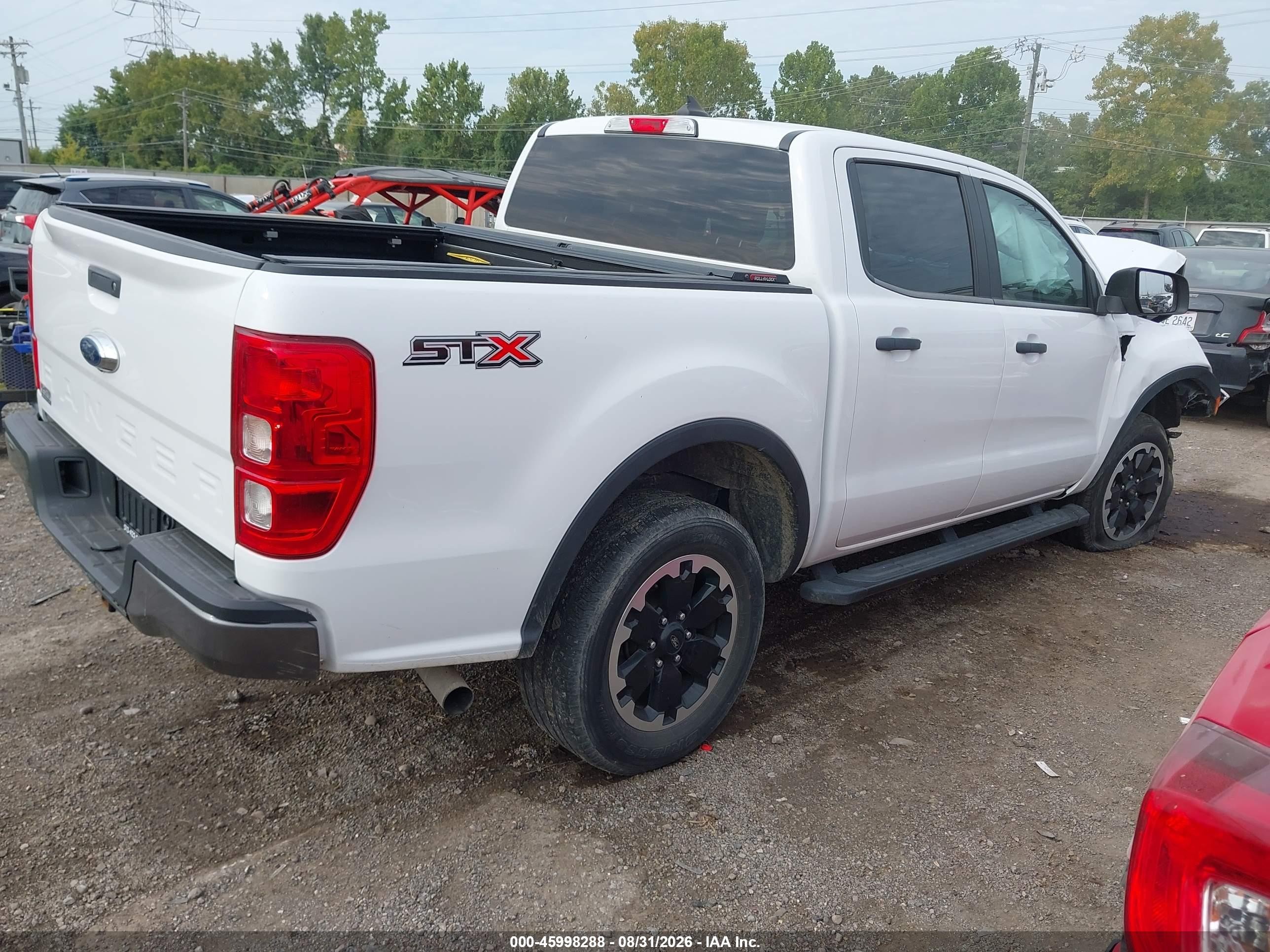 2021 Ford Ranger Xl White vin: 1FTER4EH2MLD03593