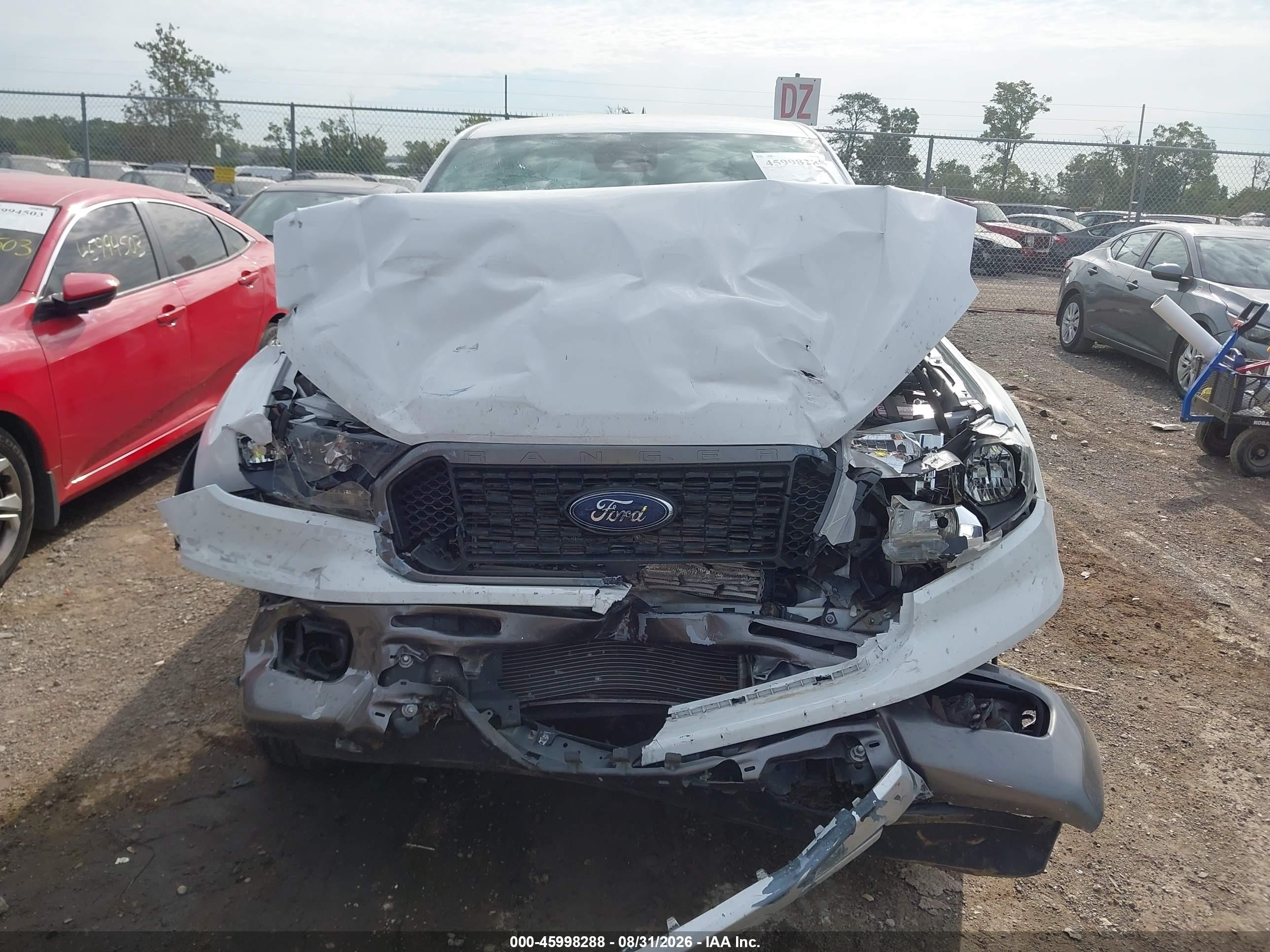 2021 Ford Ranger Xl White vin: 1FTER4EH2MLD03593
