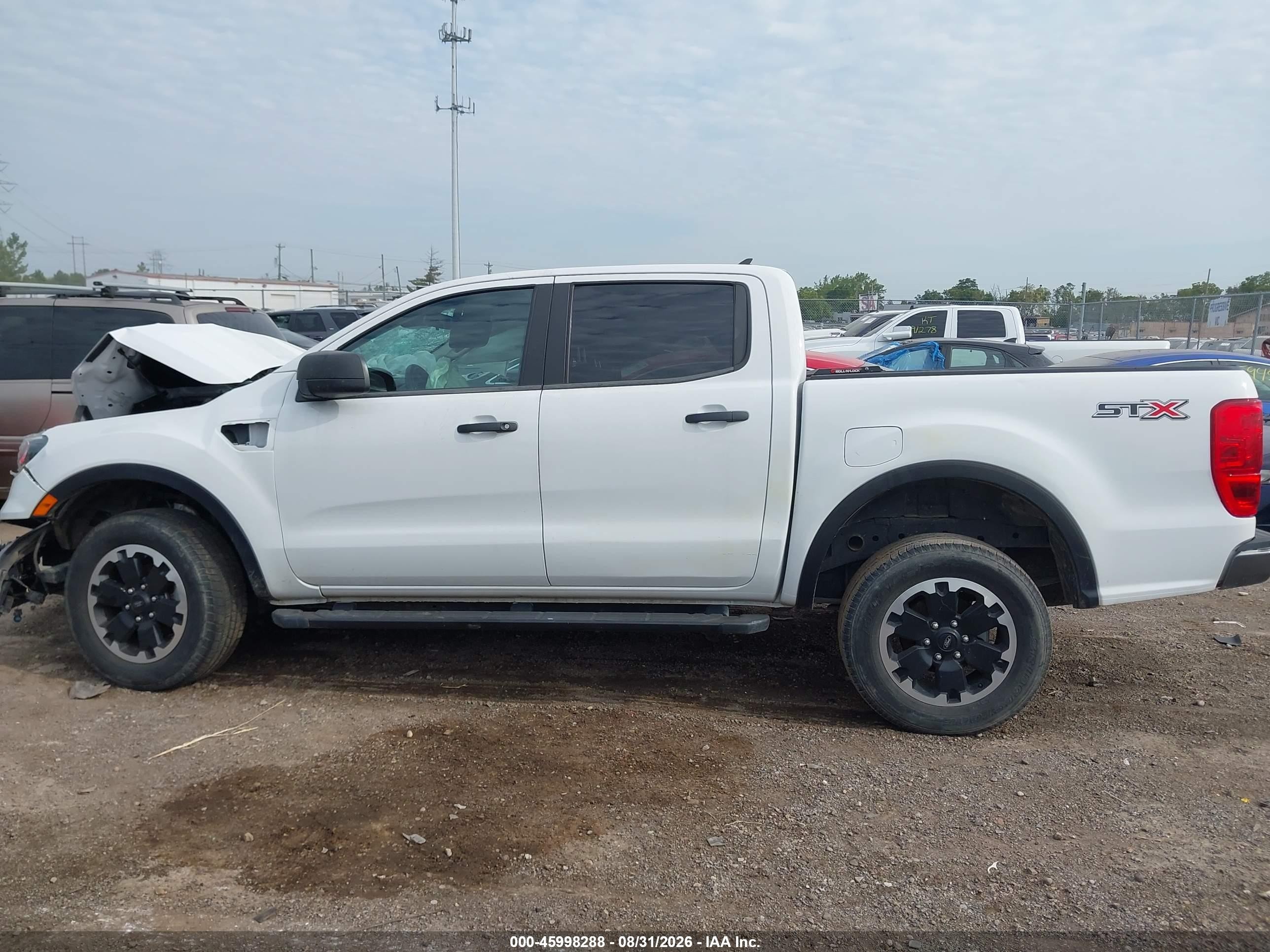 2021 Ford Ranger Xl White vin: 1FTER4EH2MLD03593
