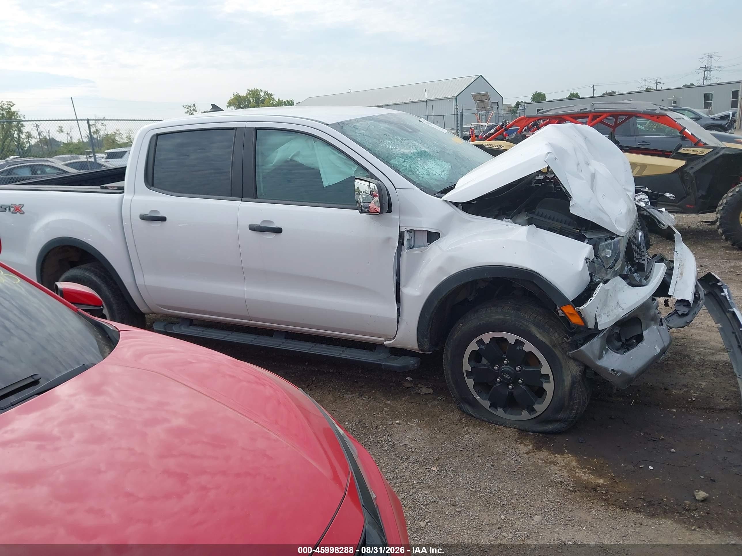 2021 Ford Ranger Xl White vin: 1FTER4EH2MLD03593