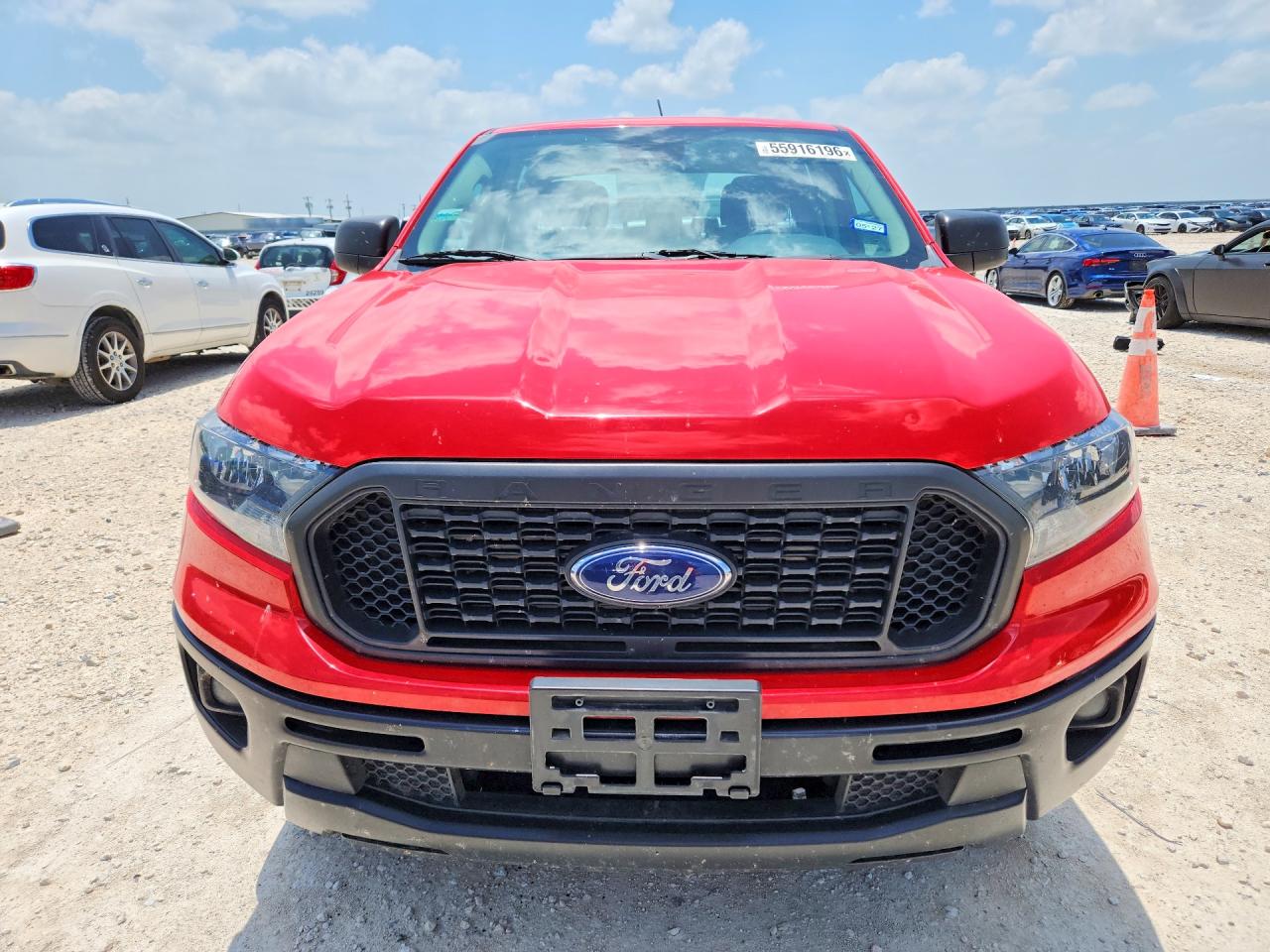 2022 Ford Ranger Xl Red vin: 1FTER4EH3NLD29282