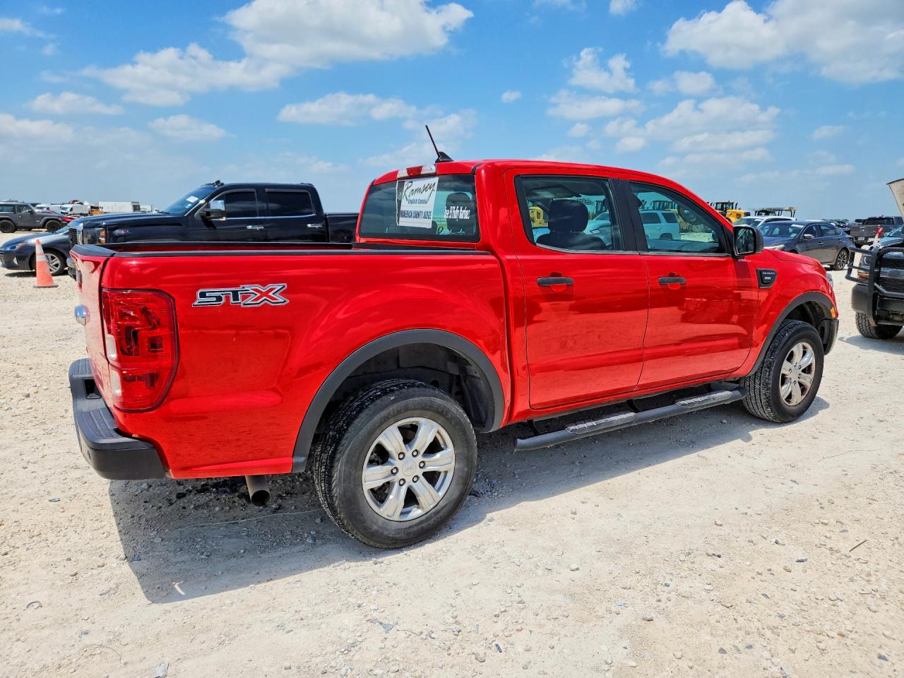 2022 Ford Ranger Xl Red vin: 1FTER4EH3NLD29282