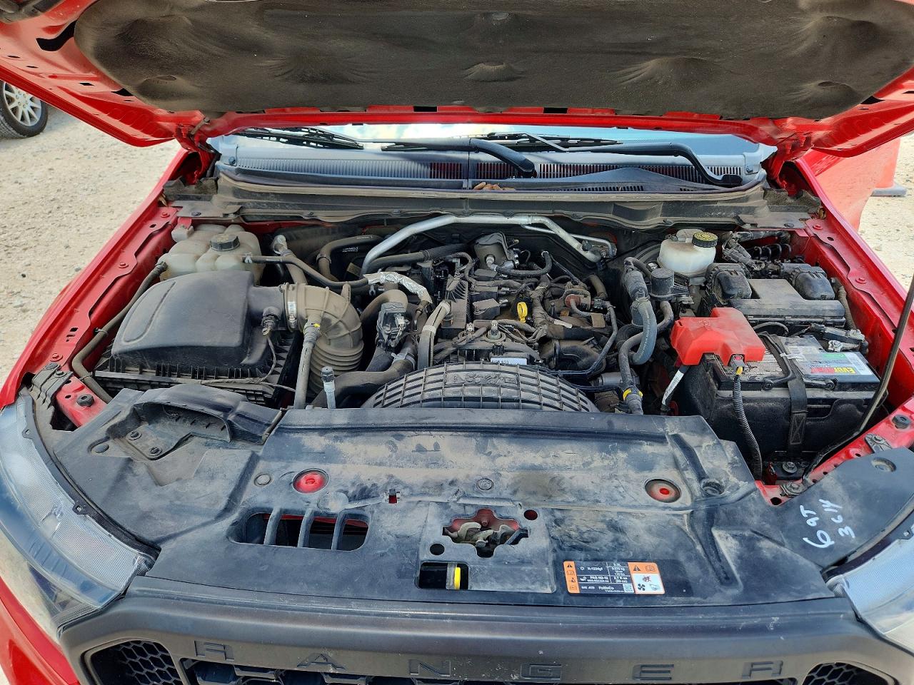 2022 Ford Ranger Xl Red vin: 1FTER4EH3NLD29282